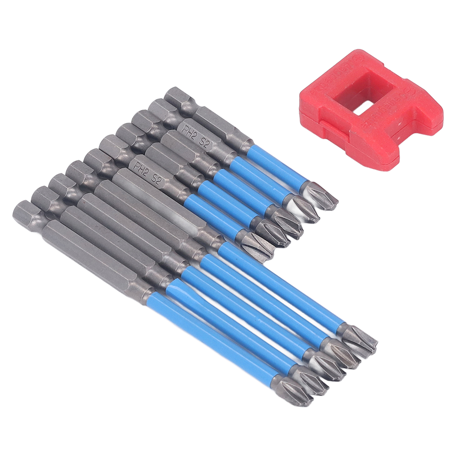 Set Mit 10 Hochmagnetischen Schraubendreherbits Aus Legiertem Stahl Mit Sechskantschaft Für Bohrmaschinen Und Schraubzubehör
