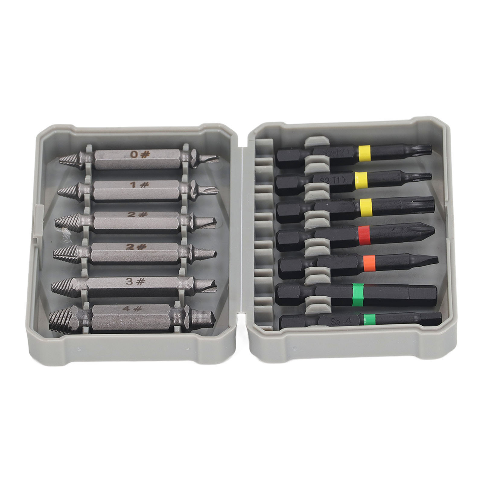 Doppelköpfiger Schraubenausdreher, Bolzenentferner Mit Kreuzschlitz- Und Sechskant-torx-bits, Multifunktions-schraubendreher-set