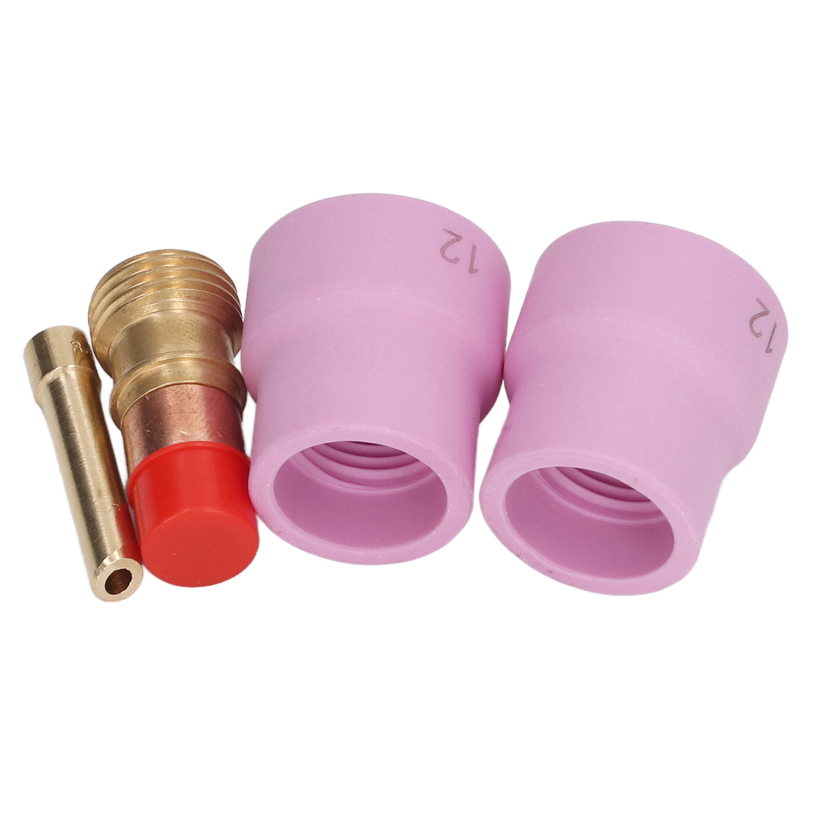 Set Mit 4 Rosa Schweißklemmen Für Wp 17 18 26 Tig-brenner, Zubehör Für Argon-lichtbogenschweißen, Ersatzkragen, Brennerkompatibel.
