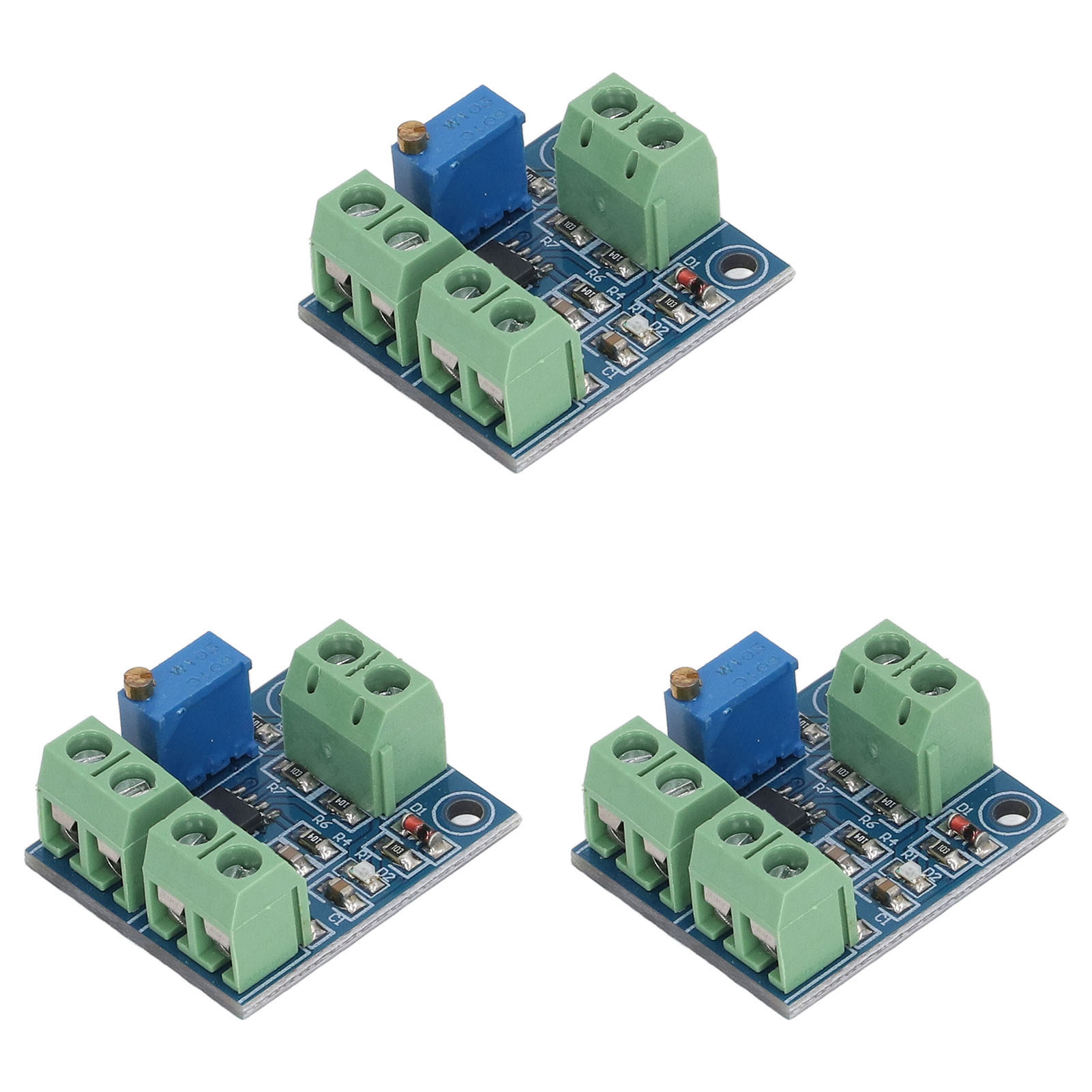 3-teiliger 0-20ma Auf 0-5v Strom-spannungs-wandler, Signalübertragungsmodul, Dc10-30v Wandlerplatine Für Industrielle Sensoren
