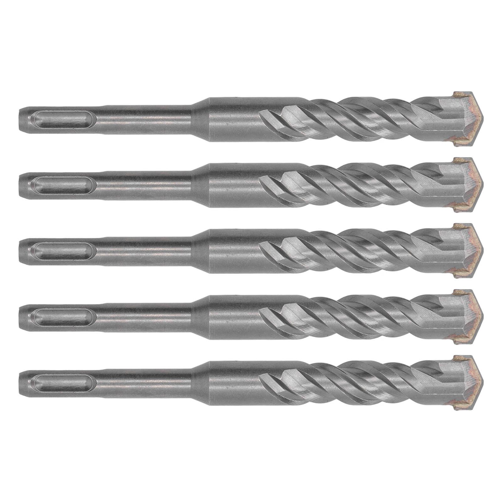 5 Sds 160 Mm Hartmetall-betonmeißelbohrer Mit 2 Schneiden, Selbstzentrierend, 18 Mm/0,71 Zoll, Für Stein, Ziegel, Mauerwerk, Bohren