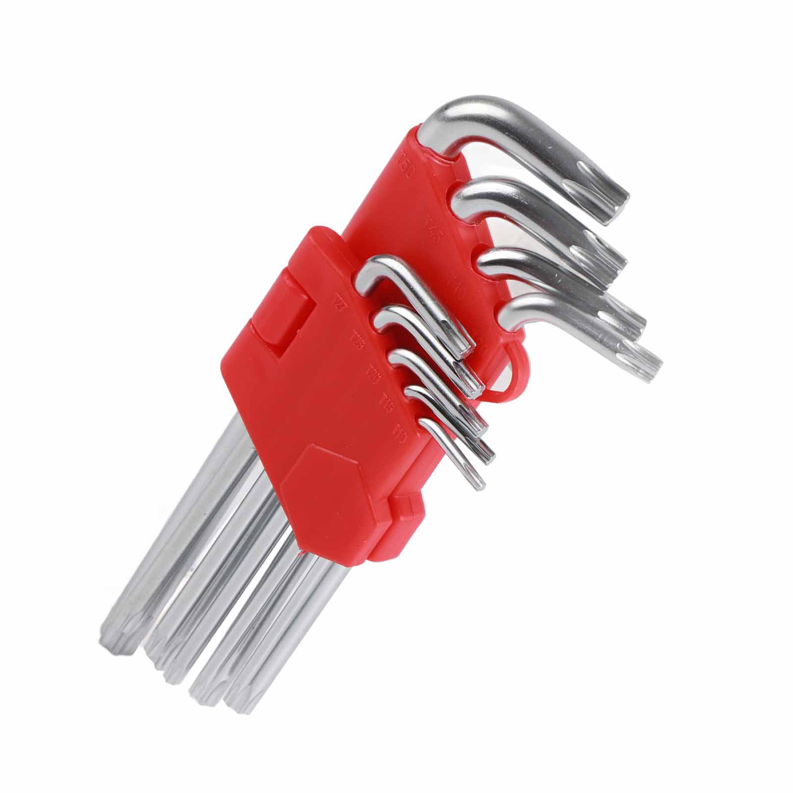 9-teiliger Torx-sternschlüsselsatz, Langer Crv-inbusschlüssel, Werkzeugset Für Metallwartung Und -reparatur, Sechskantschlüsselsatz