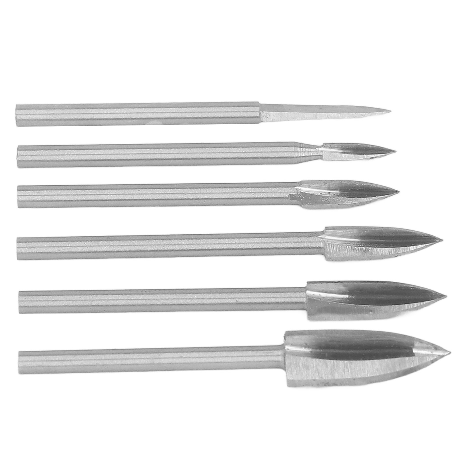 3-mm-hartmetall-holzfräser, 3-schneidiger Gravierfräser, Hss-fräser, 5-teiliges Schnitzwerkzeug-set, Schwertfräser Und Spannfutter
