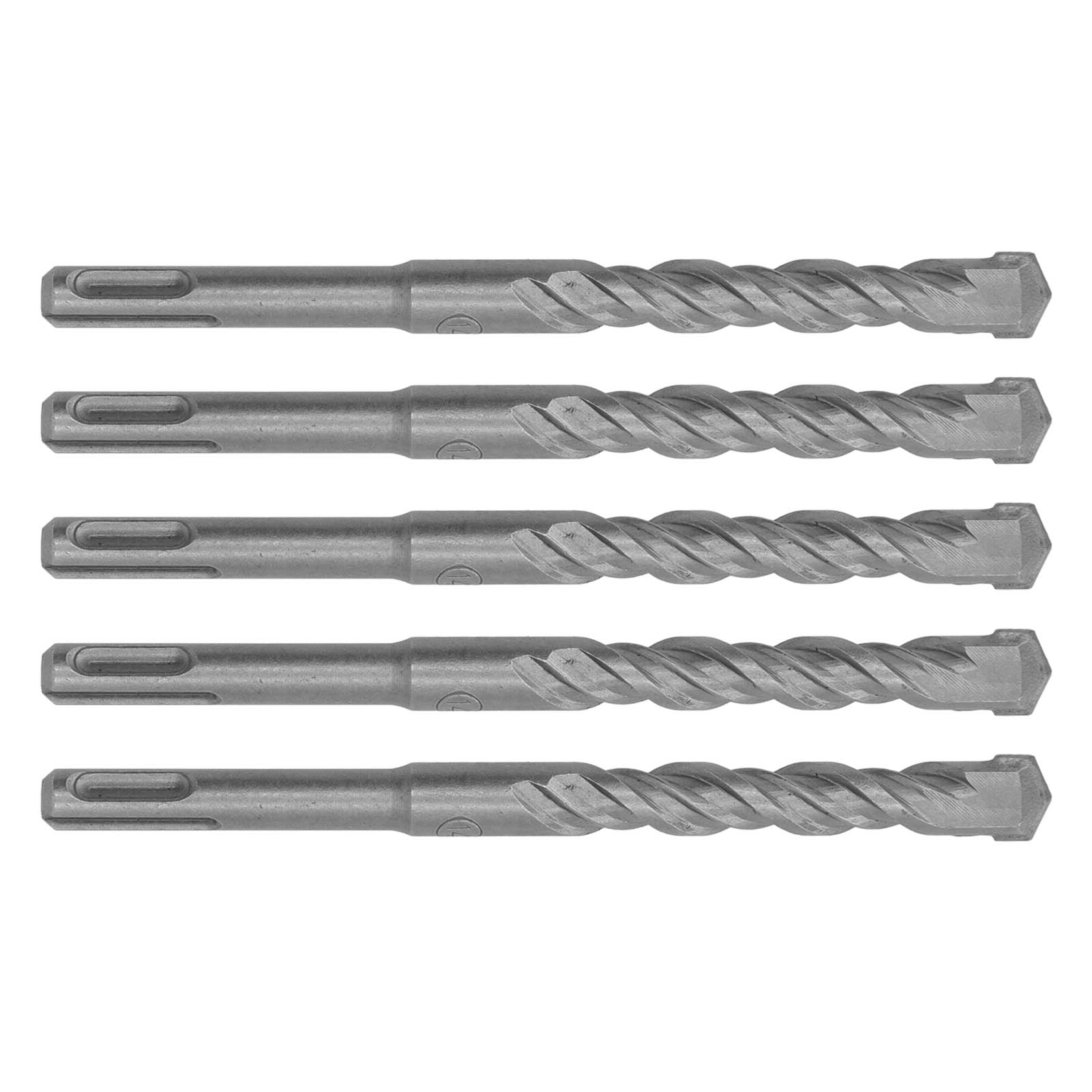 14-mm-hartmetall-meißelbohrer, 5 Stück, 160 Mm, Zentrierspitze, Zweischneidig, Für Beton, Stein, Ziegel, Schlagbohren, Sds-bohrer