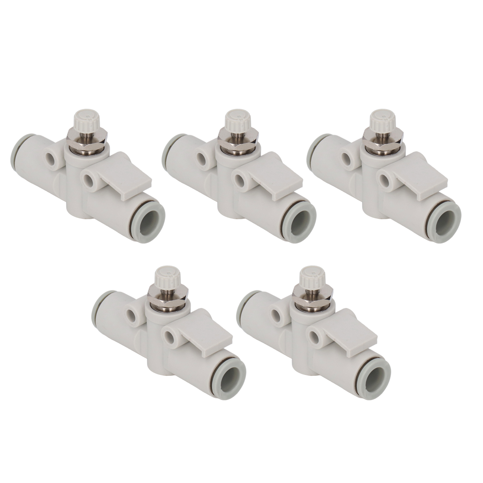 5 Pneumatik-fittings, Pvc-kugelhahn, Schnellkupplung, Gerade, Sofort-schlauchanschluss Für Die Industrie