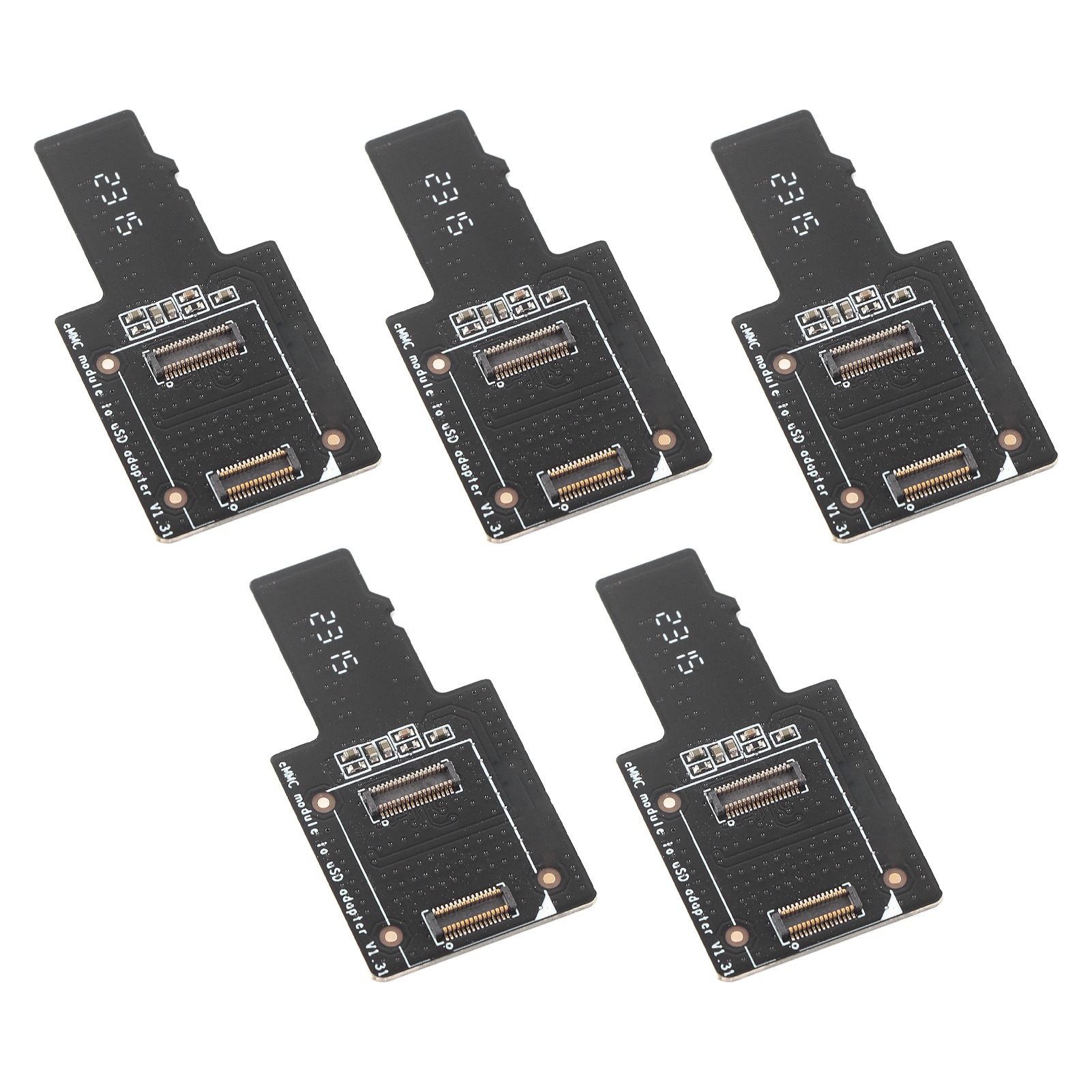 5-teiliges Emmc-zu-usb-adapterkartenset Für Rock Pi 4 Rk3399, Zuverlässiger Speicherkonverter, Präzise Datenübertragung, Zubehör Zur Speicherkartenprogrammierung, 5er-pack