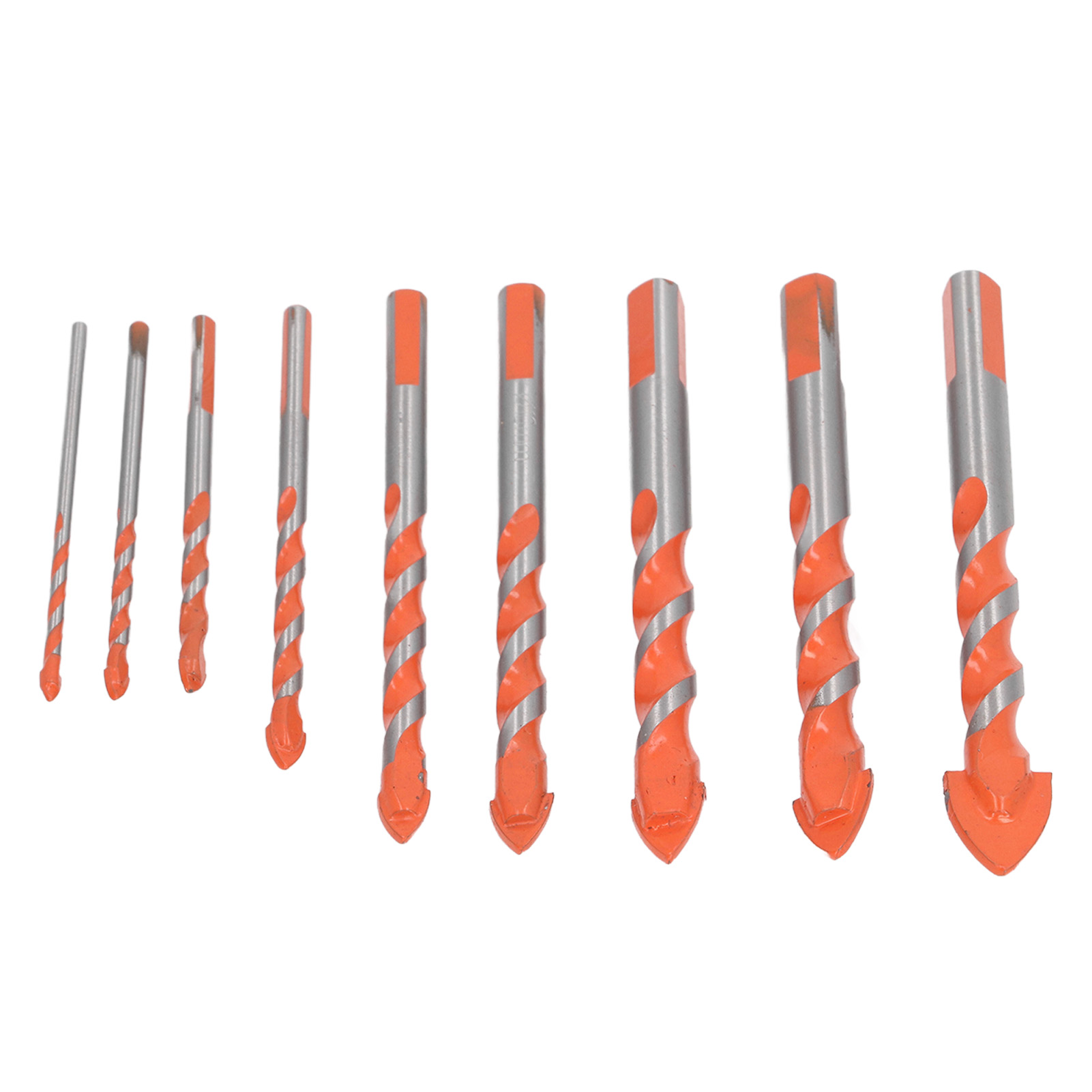 Set Mit 9 Hartmetall-betonbohrern, Hochfeste Hartmetallspitzen Für Holz, Keramik, Fliesen, Kunststoff Und Glas