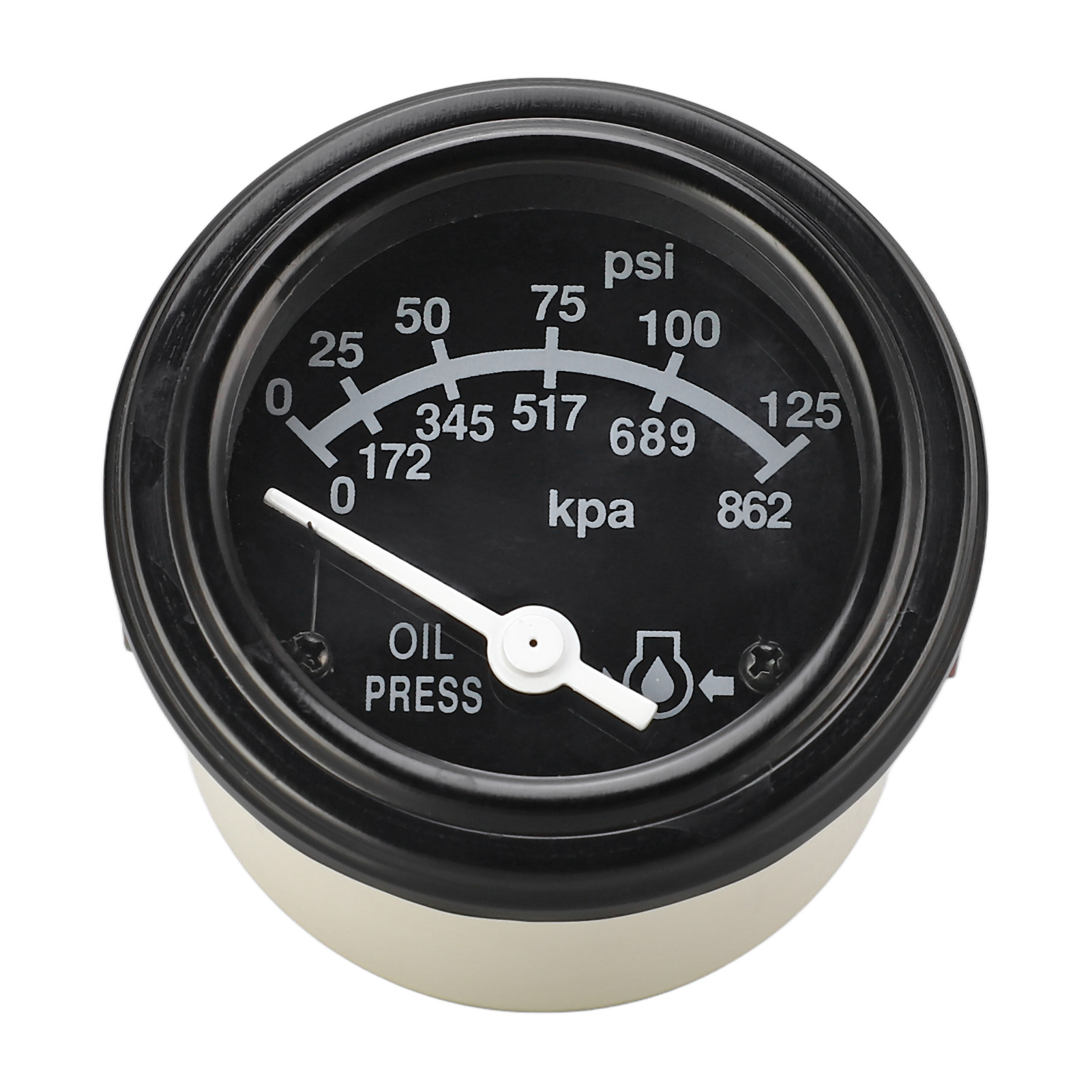 Dc24v Zeiger-motordruckmesser, Präziser Wasserdichter Generator-anzeiger Für Cummins, Zuverlässiger Kontakt, Wasserdichter Druckmesser.