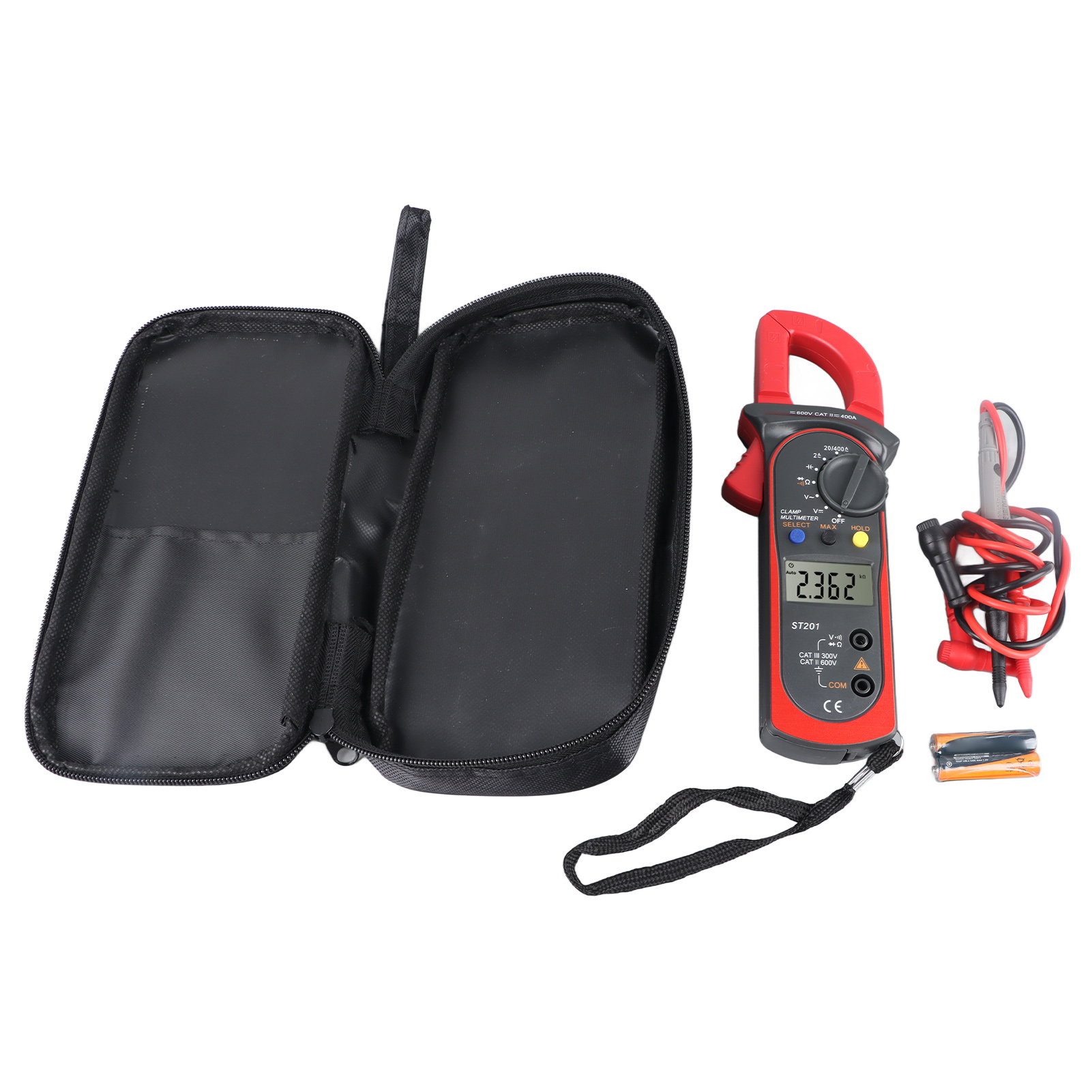 Digitales Multimeter Mit Stromzange, Wechsel-/gleichstrom-amperemeter, Voltmeter, Widerstandsmesser, Strom- Und Spannungsmesser, Tragbares Elektrisches Prüfgerät