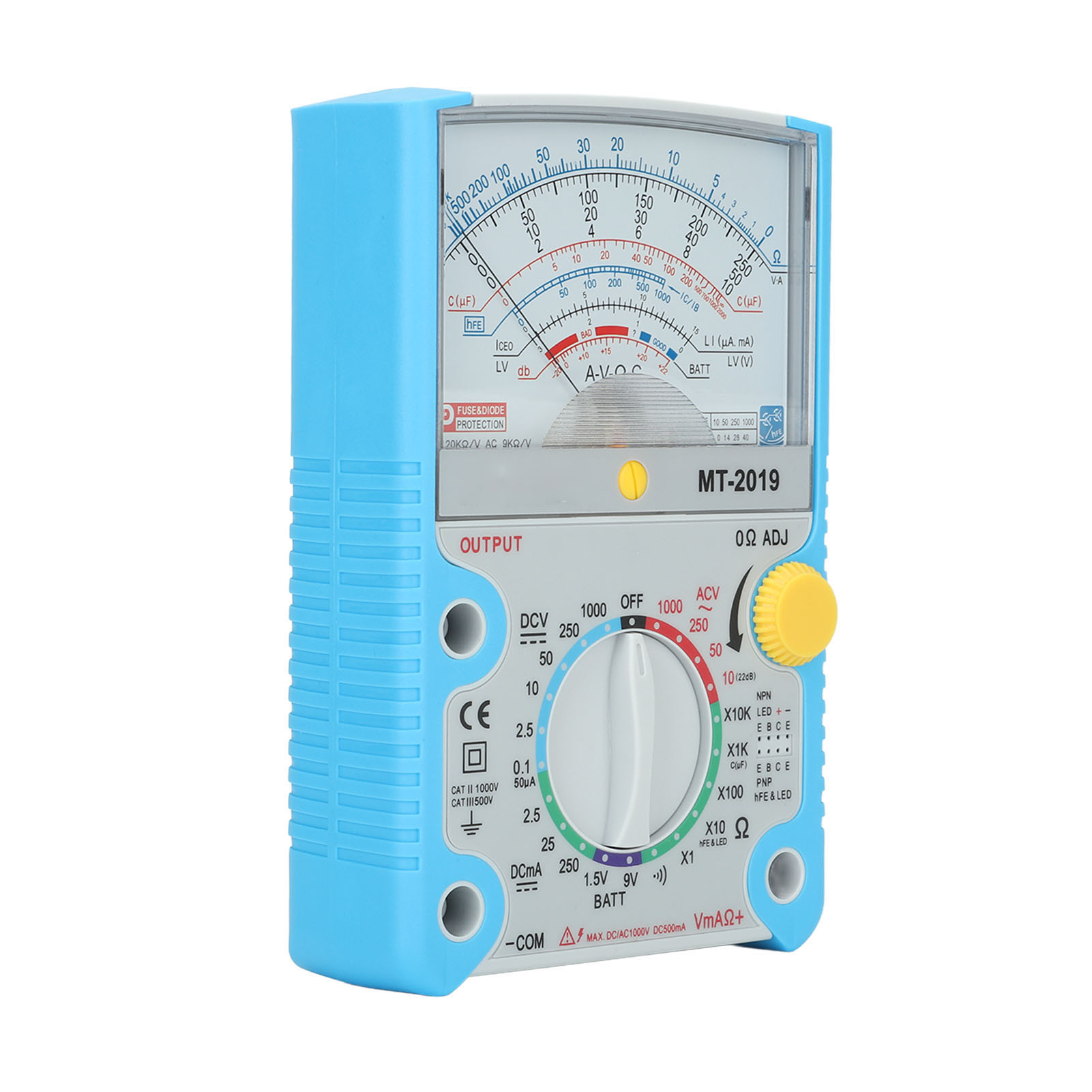 Zeigermultimeter, Überlastschutz, Abs-gehäuse, Hohe Präzision, Universelles Batterietestgerät, Empfindliche Messung