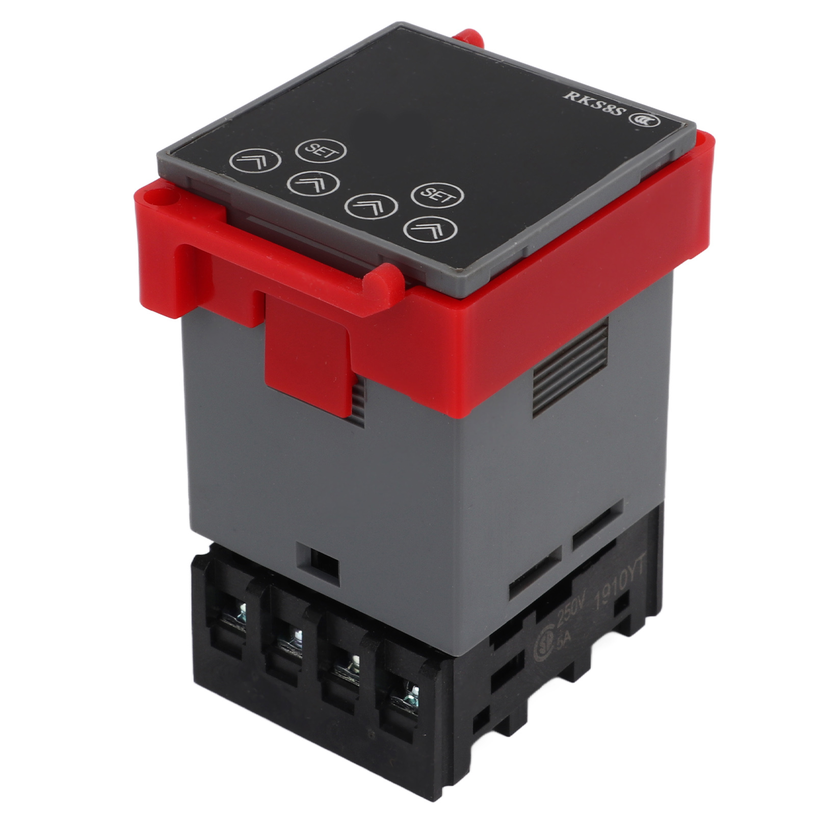 Multifunktionales Lcd-zeitverzögerungsrelais Mit Flammhemmendem Pp-gehäuse, Ac110v