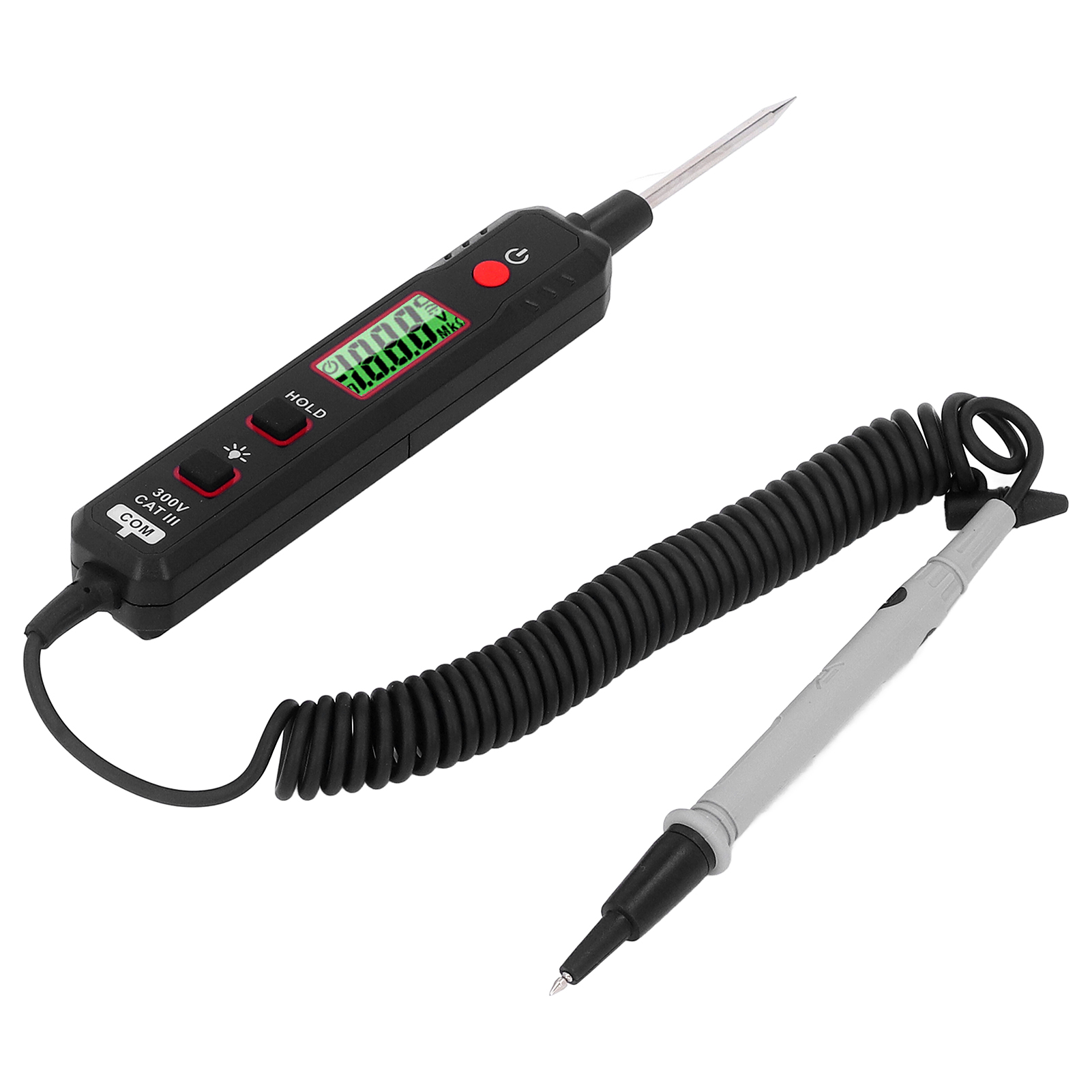 Digitaler Gleichspannungsprüfer, Widerstandsvoltmeter-stift Mit Lcd-bildschirm, Tragbares Elektrisches Messgerät