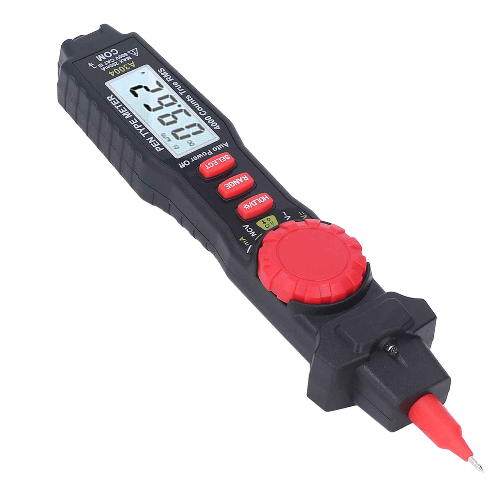 Digitales Multimeter Mit Hintergrundbeleuchtetem Lcd-display, Kabeltester Mit Automatischer Erkennung, Misst Spannung, Strom Und Kapazität, Eingebaute Abschaltautomatik.
