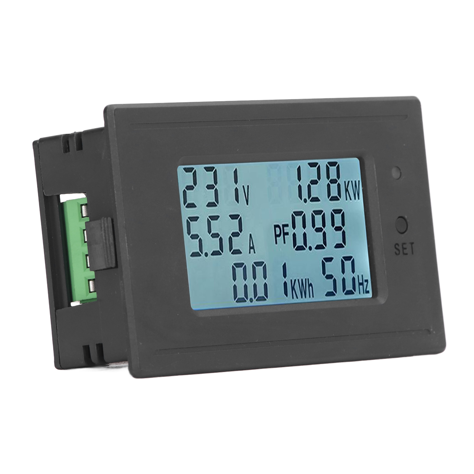 Gleichstrom-spannungs- Und Strommessgerät 6-200v Mit Digitalem Lcd-bildschirm, Voltmeter, Amperemeter, Elektrischer Leistungsüberwachung, Digitalanzeige, Genaue Messung.