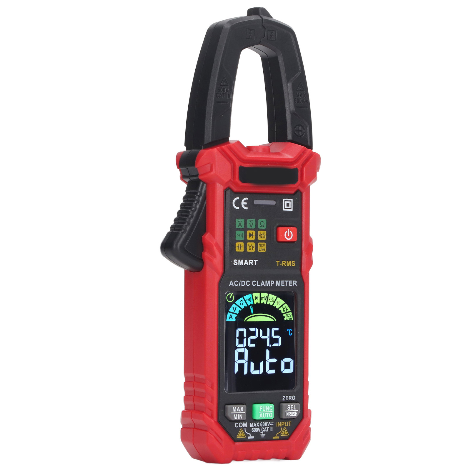 Mayilon Ht203d Stromzange, Digitales True-rms-multimeter, Hochpräziser Spannungsprüfer, Ac/dc-messung