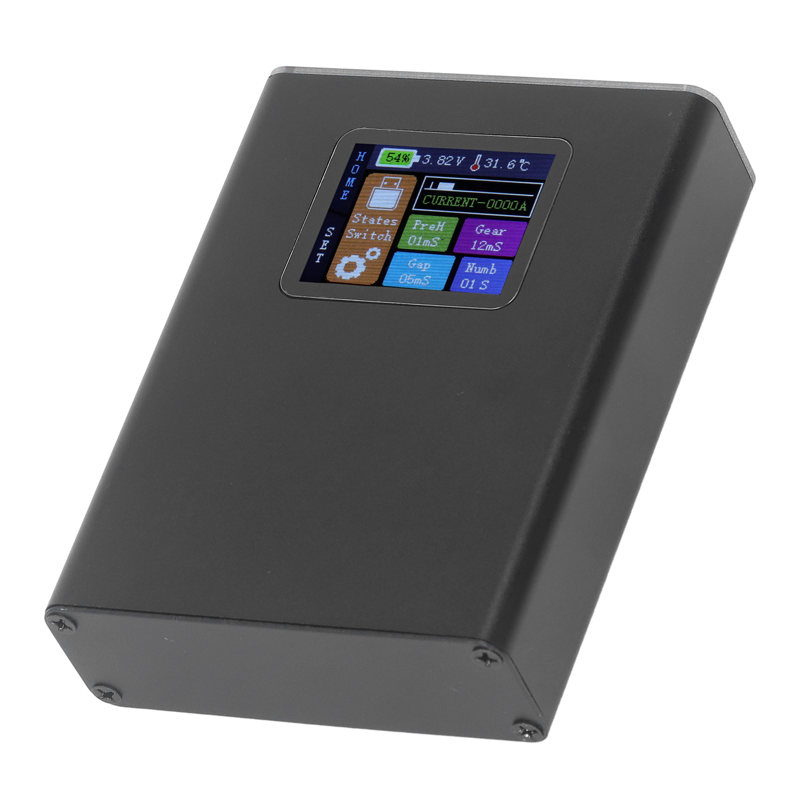 Mini-akku-punktschweißgerät, 30 Einstellbare Stufen, 4,5 Cm Lcd-bildschirm, Akkubetriebenes Schweißgerät