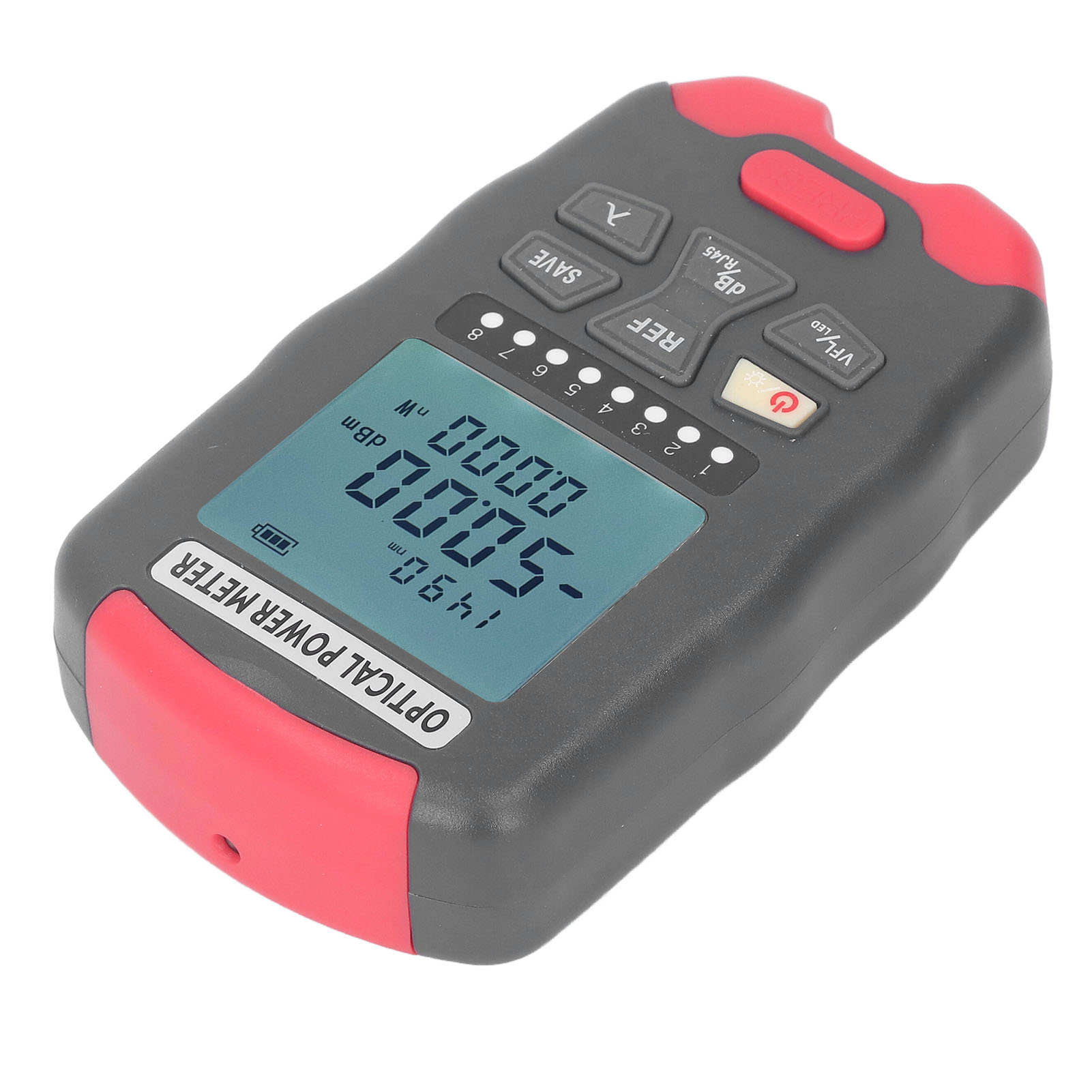 Aua-d50 Rotlicht-glasfaser-tester -50dbm Bis +26dbm Led-netzwerk-lichtleistungs-telekommunikationstechnik