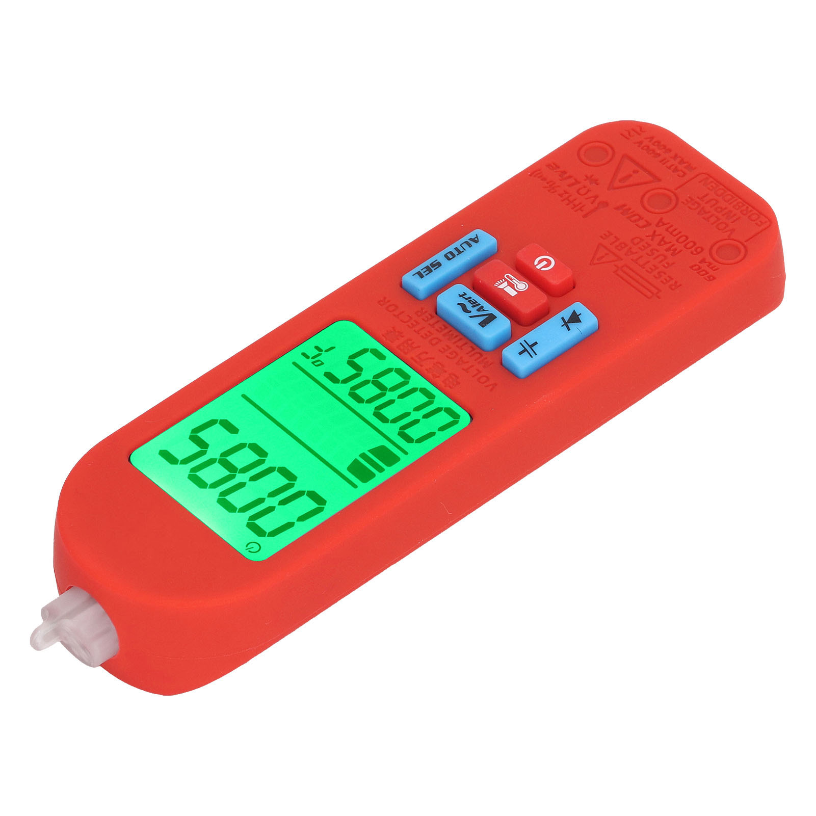 Tragbares Digitales Multimeter Mit Lcd-bildschirm, Automatischem Ac/dc-tester, Spannungs- Und Stromdetektor, Professionellem Voltmeter