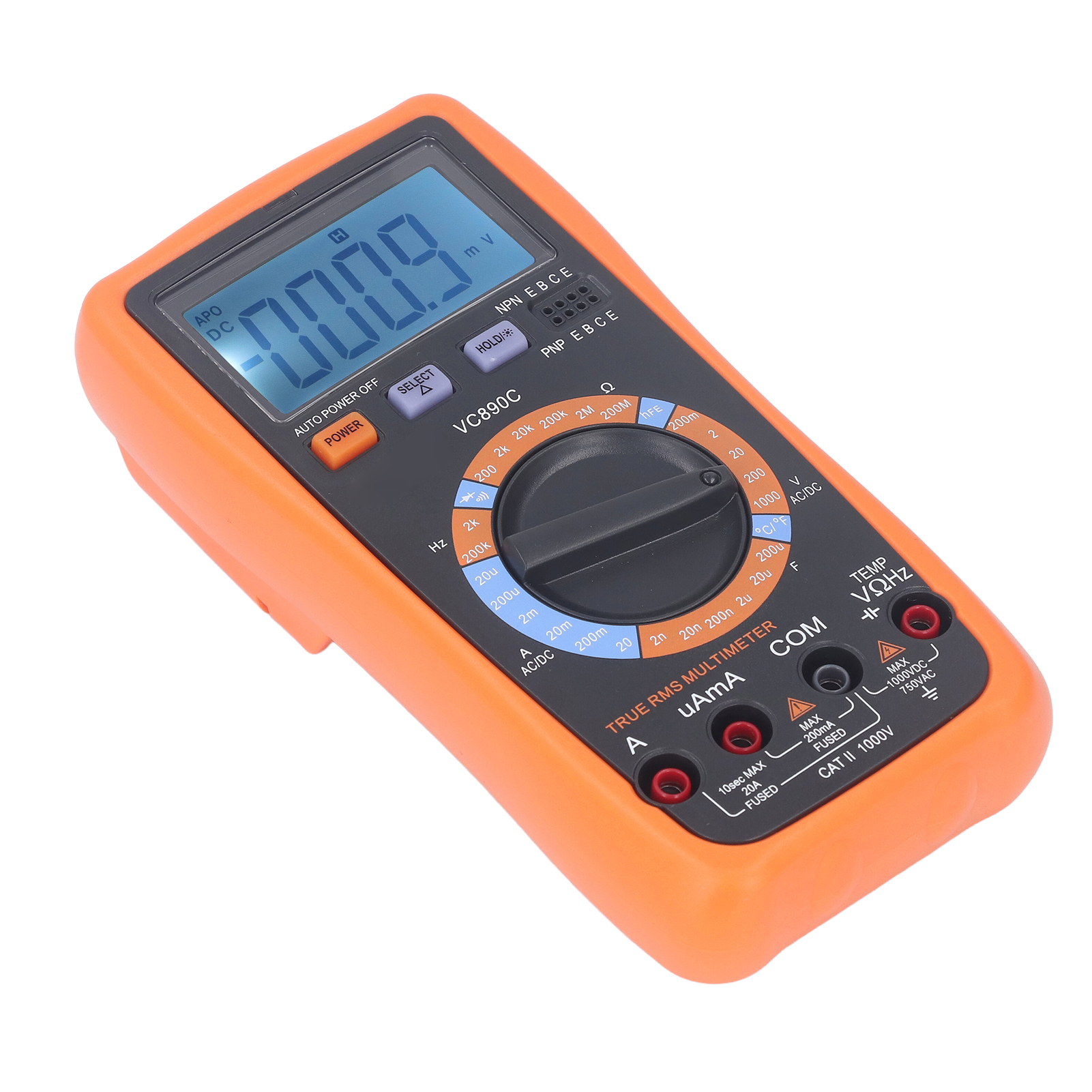 Digitales Multimeter Spannungs- Und Stromprüfer (dc/ac) Voltmeter Amperemeter Für Auto, Haushalt