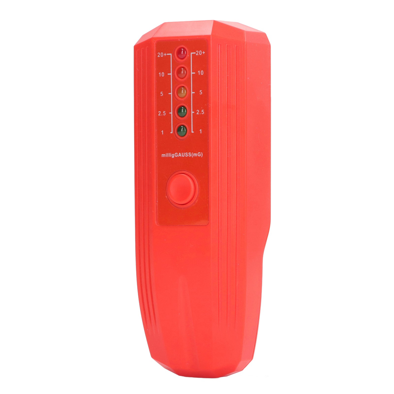 Emf-detektor Für Elektromagnetische Strahlung Mit Farbiger Led-anzeige, 50/60-hz-feldstärkemessgerät, Rotes Testgerät