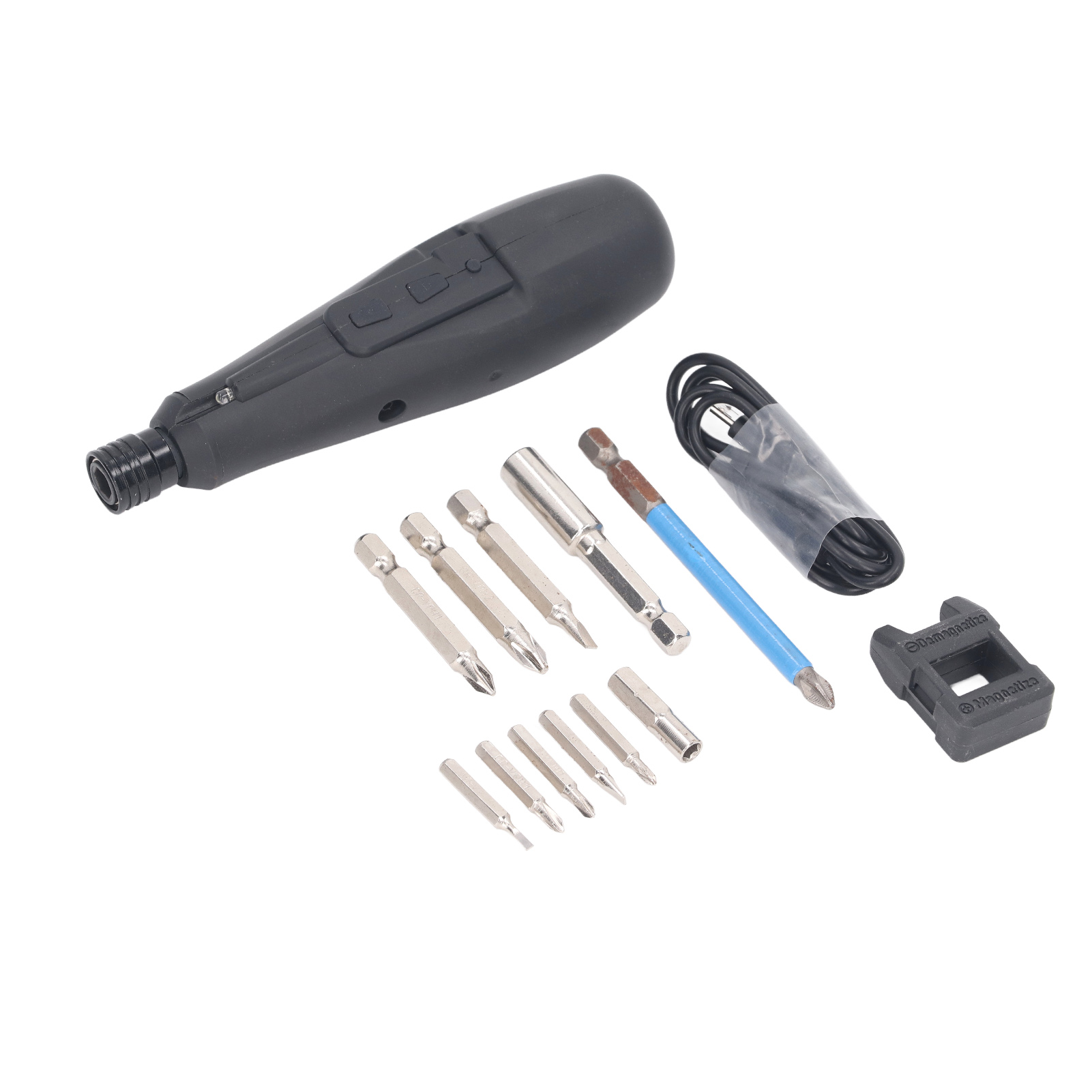 Usb-wiederaufladbarer Akku-schraubendreher, Rechtshänder-schraubendreher-set Mit Led-licht, Leistungsstarkes Kompaktwerkzeug