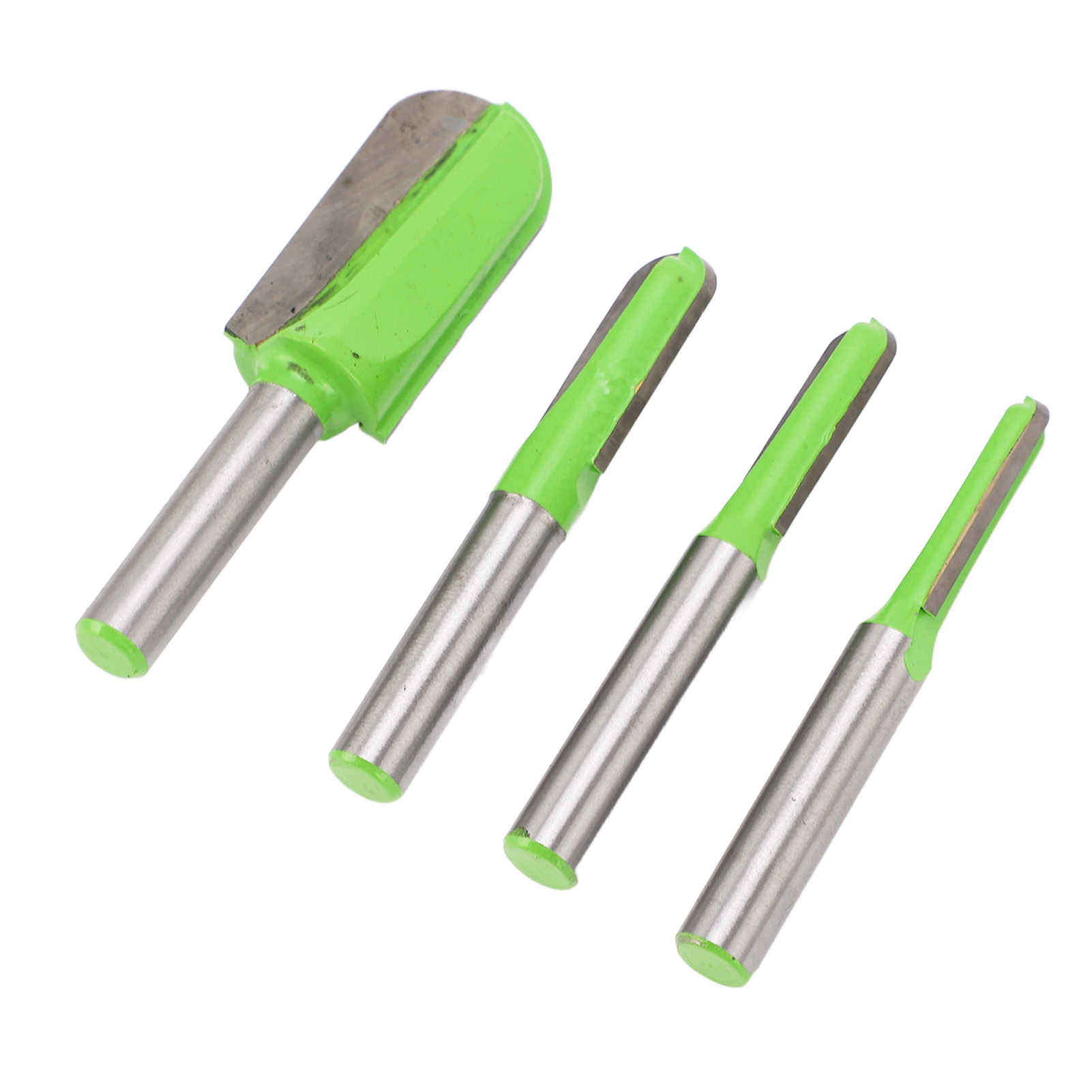 Set Mit 4 Tiefen 8-mm-rundschaftfräsern, Cnc-fräse, Holzbearbeitung, Schnitzen Und Fräsen, Hartmetallwerkzeug.
