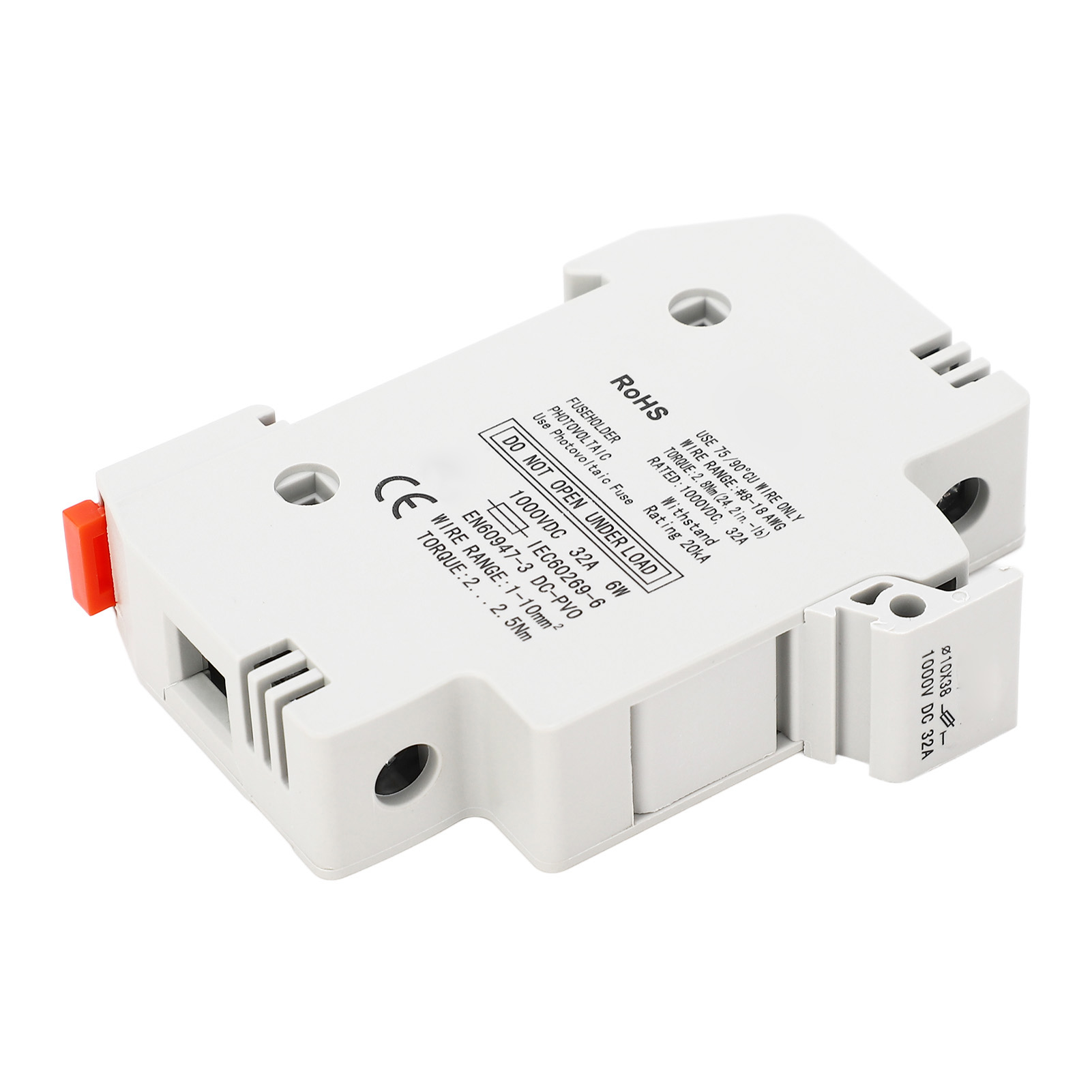 Gypv-32 1p 32a Sicherungshalter, Gypv-1038 30a 1000vdc Photovoltaik-sicherung, Solarstromkreisschutz, Dc-sicherheitskasten, Geeigneter Ersatz.