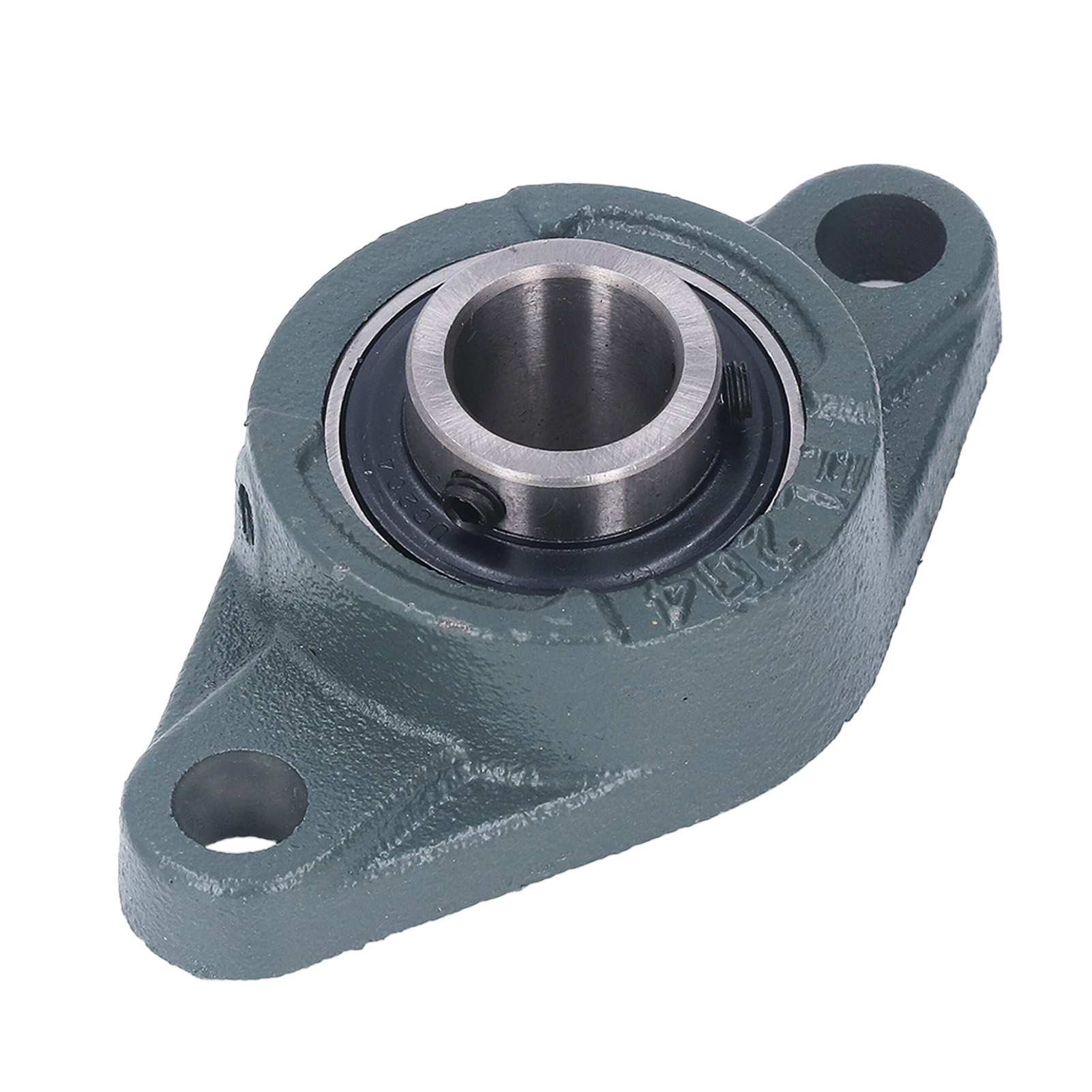 Stehlager Mit Geräuscharmer, Reibungsarmer Konstruktion, 20 Mm Bohrung, Für Industrielle Anwendungen, Flanschmontage.