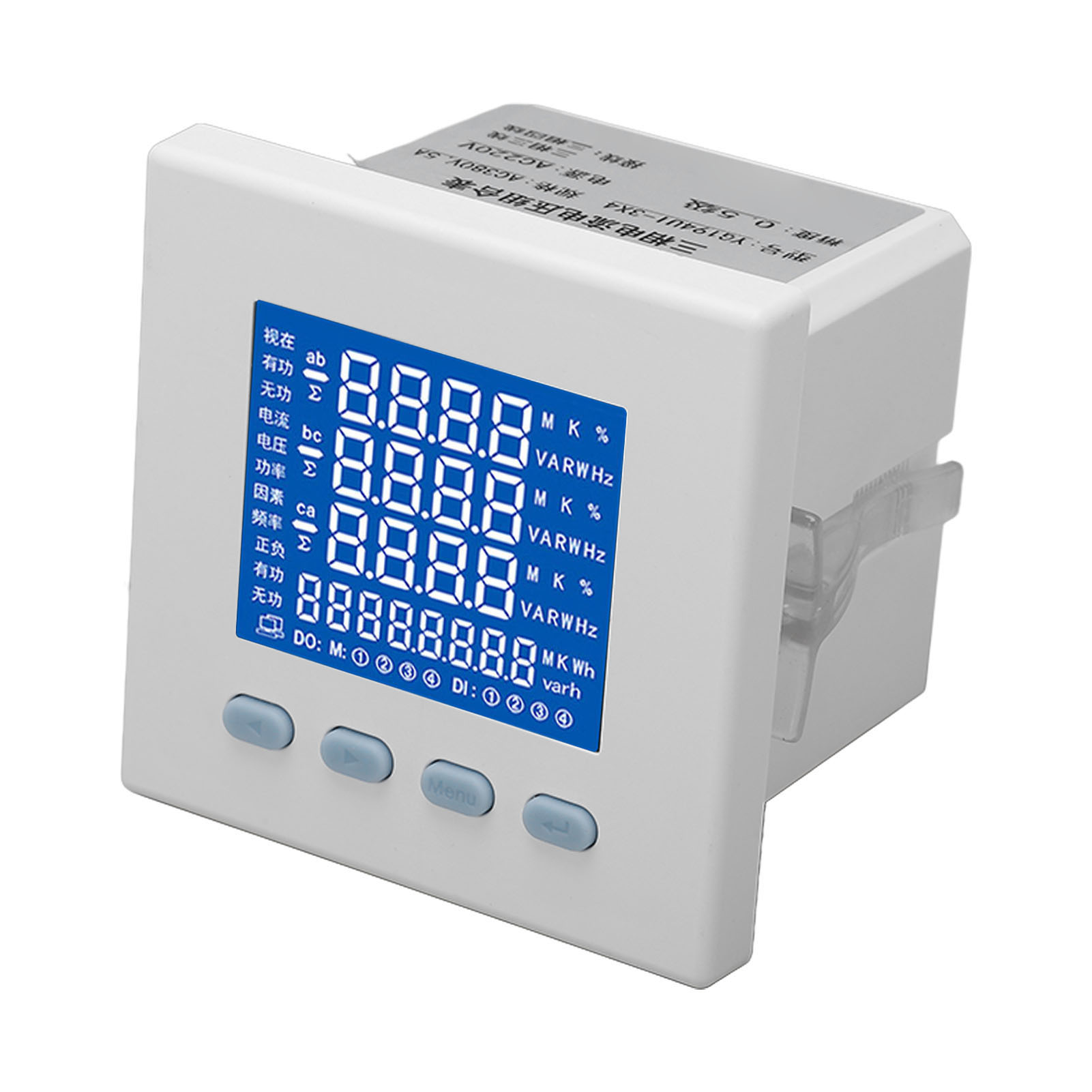Multifunktionsmessgerät Für Spannung Und Strom (drehstrom, 220 V Wechselstrom), Amperemeter, Effektivwertmessung, Elektrisches Prüfgerät