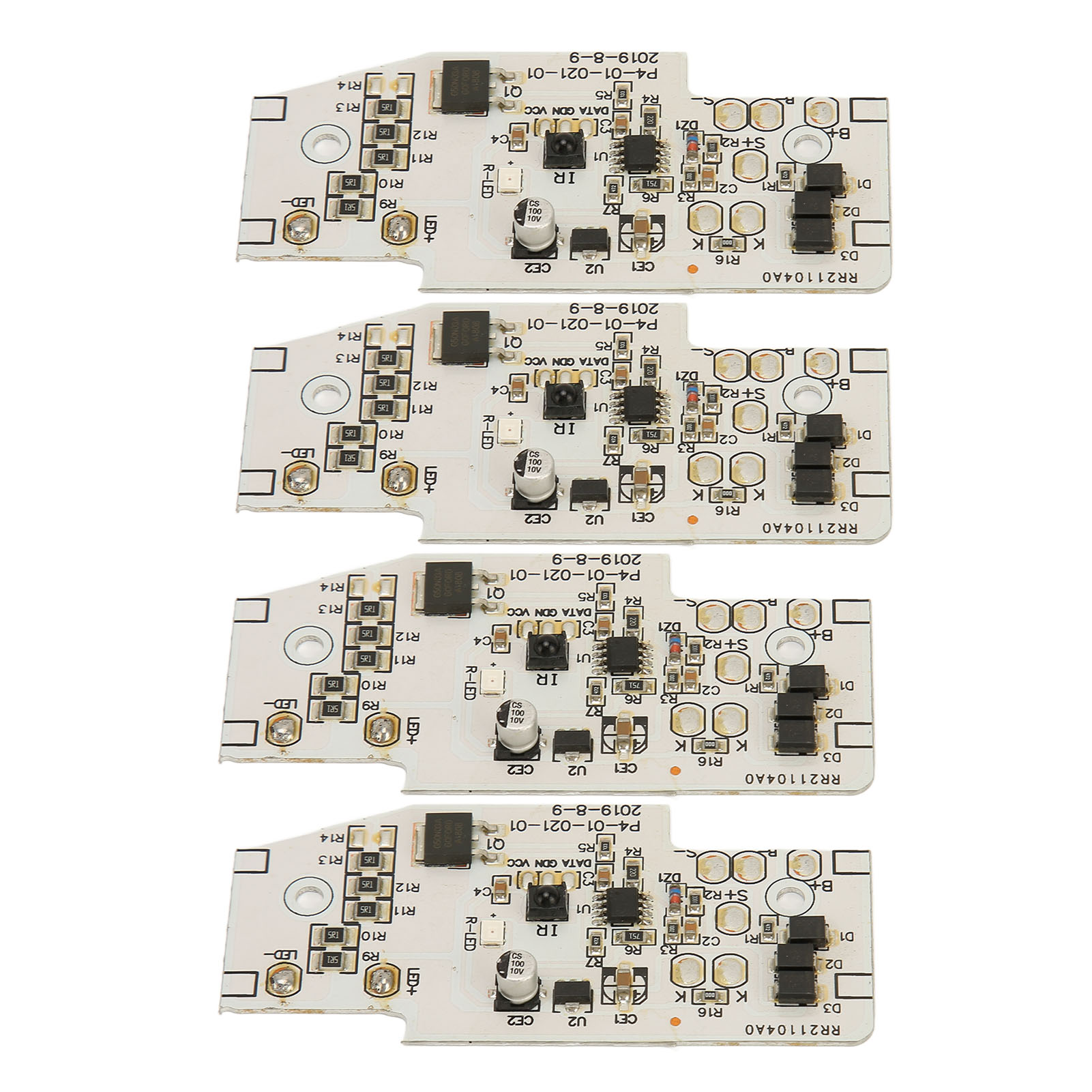 Set Mit 4 Solar-led-controllerplatinen Mit Photovoltaiksensor, Reglermodul Für 3,2-v-, 3,7-v-, 6,4-v-, 7,4-v-, 11,1-v- Und 12,8-v-batterien, Automatisches Ladegerät