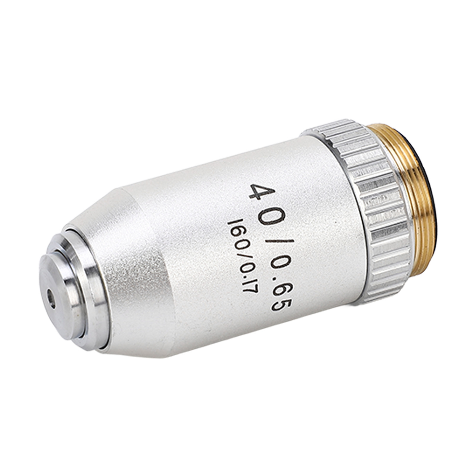 40-faches Achromatisches Mikroskopobjektiv, Rms-gewinde, Messing Und Edelstahl, Automatische Spannvorrichtung, Ersatzteil