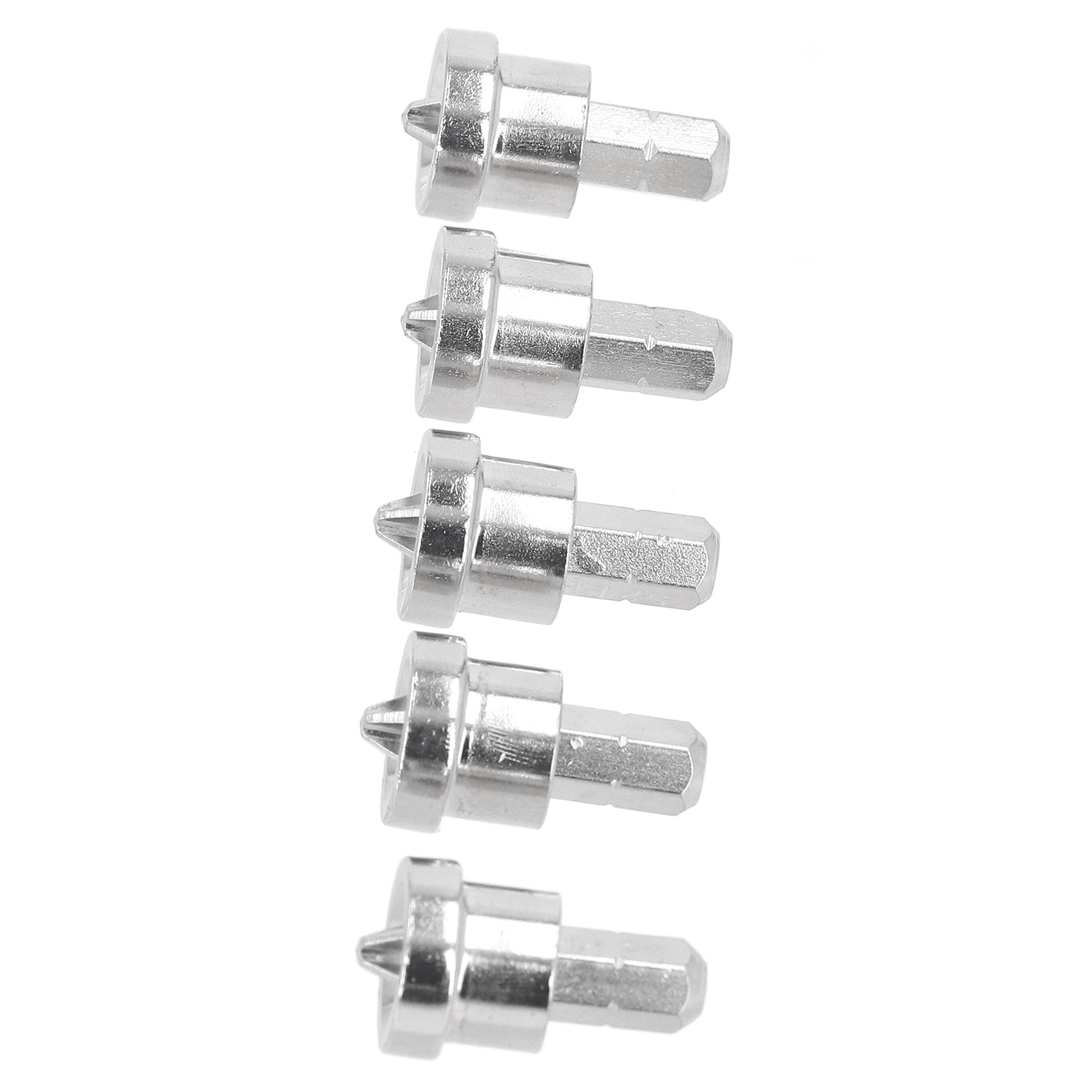 Set Mit 5 Ph2 Magnetischen Schraubendreherbits, 25 Mm, Sechskantschaft, Magnetische Absorption, Chrom-vanadium-stahl, 6,35 Mm Bohrfutter, Präzisionsschrauben.