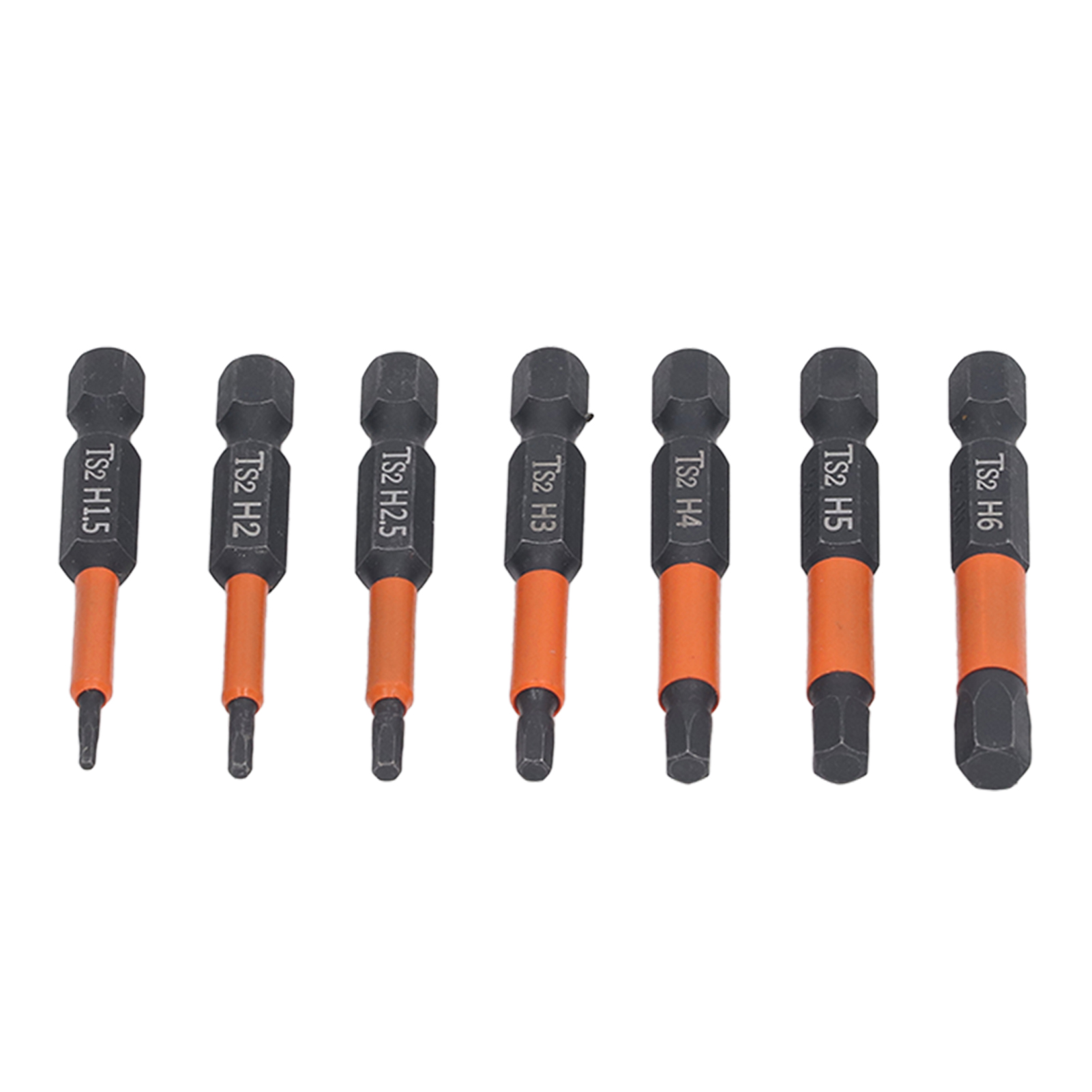 Set Mit 7 Magnetischen Stahlschraubendreherbits, Sechskant-steckschlüsseln Für Bohrmaschinen, Zubehör Für Elektrische Schraubendreher