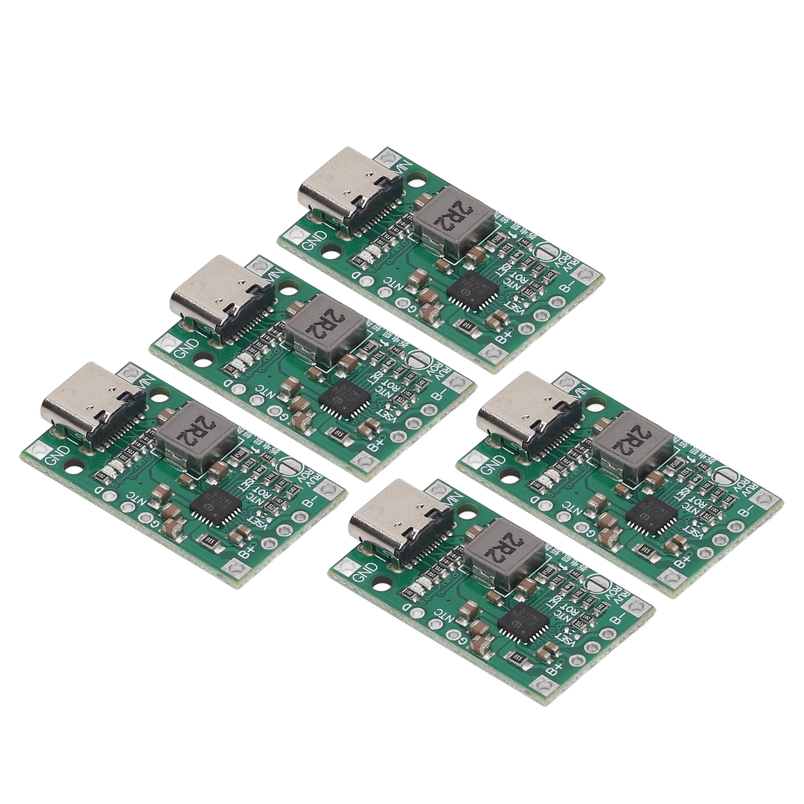 5-teiliges Lithium-batterie-ladegerätmodul, Lifterplatine Mit 2-3s-balancing, Überspannungsschutz, Boost-ladung Für 3s-akkus, Spannungsregler.