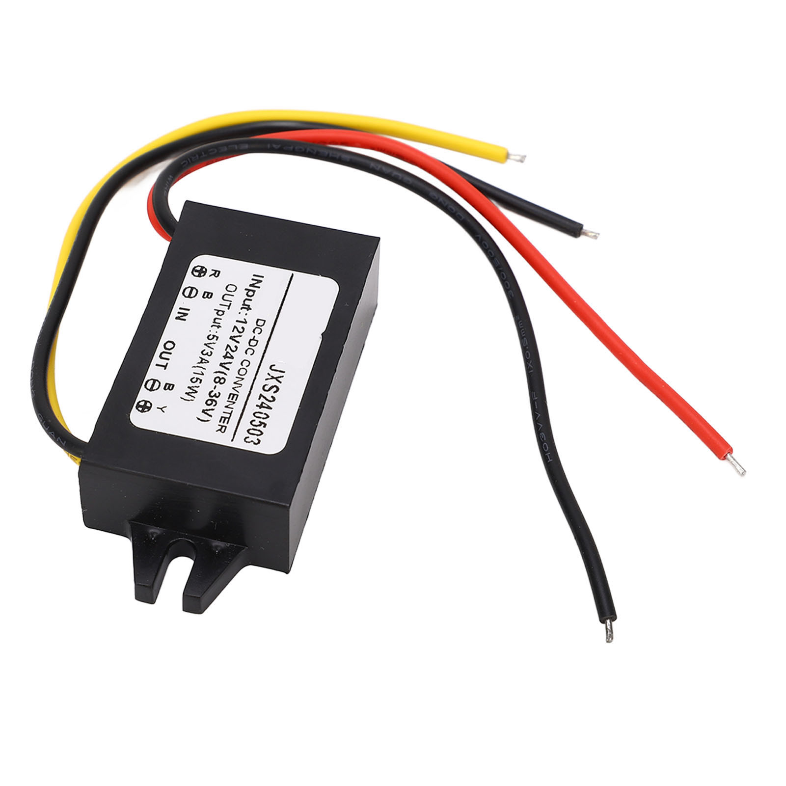 Dc-dc-spannungswandlermodul 12v 24v Auf 5v 3a, Ip67 Wasserdicht, Hoher Wirkungsgrad, Abwärtswandler, Stromversorgung Für Led, Telefon, Kamera.