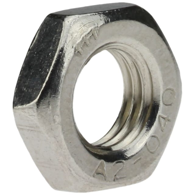 Reidl DIN 439 Sechskantmuttern, Feingewinde M 33 x 2, niedrige Form, mit Fase Form B A2 blank