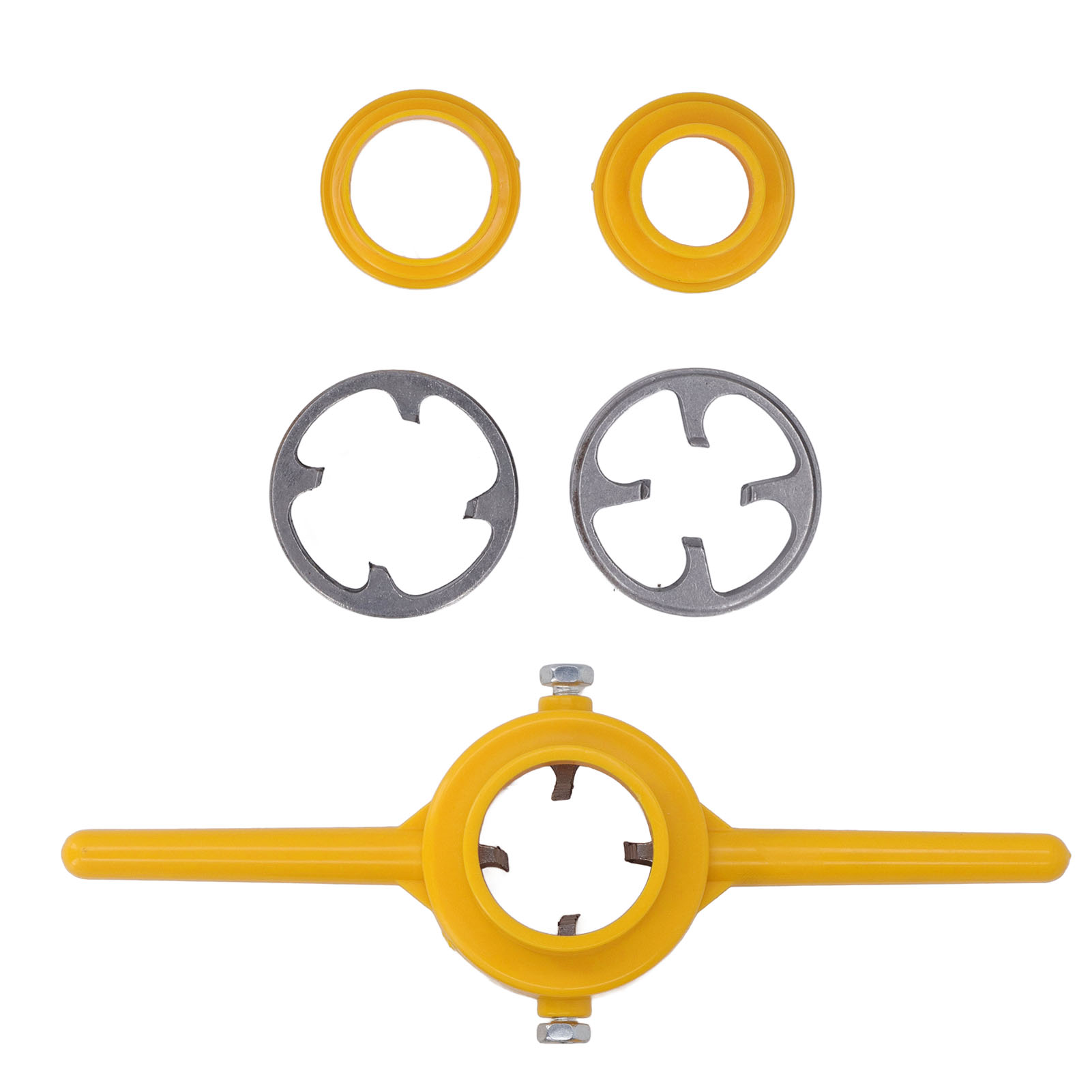 Satz Mit 6 Npt-gewindebohrern Und -schneideisen 1/2", 3/4", 1 Zoll, Legierter Stahl, Gewindewerkzeuge Für Pvc-rohre