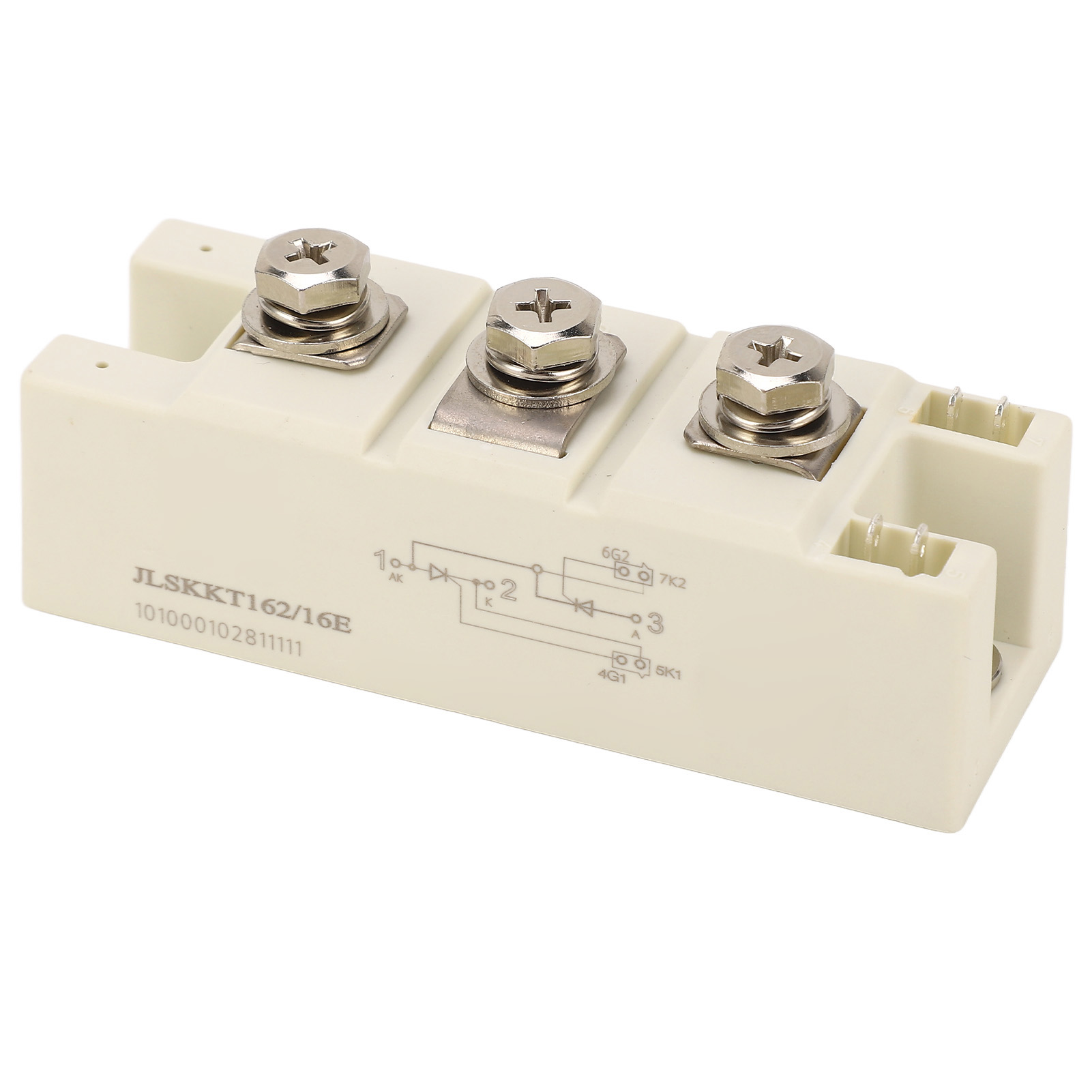 162a 1600v 3-poliger Thyristor-stromwandler-brückengleichrichter Mit Trennmodul, Weiß
