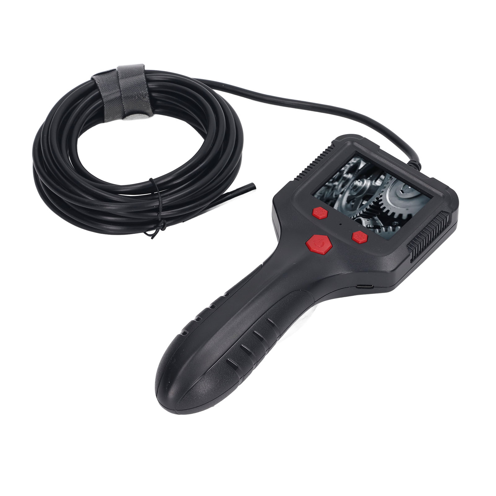 Tragbare Industrielle Inspektionskamera, 2,4-zoll-farbbildschirm, Hd, 8 Leds, Ip67 Wasserdicht, Handendoskop Für Rohre Und Leitungen.