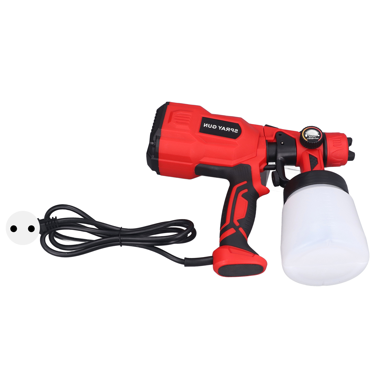 Elektrische Farbspritzpistole, 550 W, Tragbarer Hochdruck-sprühkopf Mit Separatem Sprühkopf, Feine Zerstäubung Für Möbel, Schränke Und Wände, 800 Ml, 220 V Eu-stecker