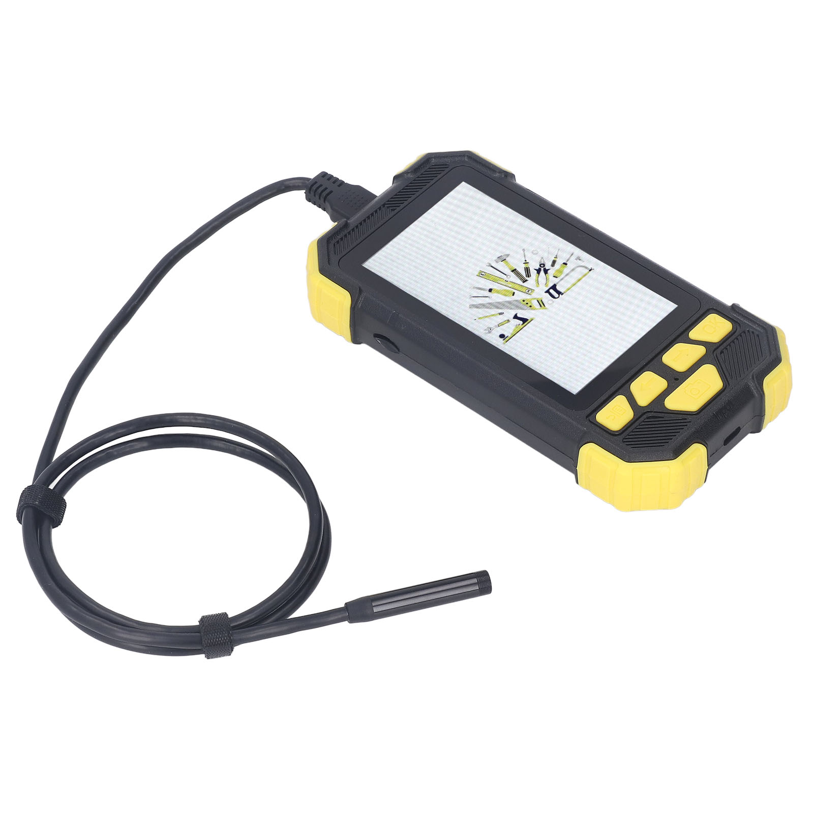 4,3-zoll-endoskopkamera, 8-mm-hd-objektiv, 2 M Tragbares Digitales Endoskop, Für Rohre, Autoreparaturen Und Industrielle Anwendungen.