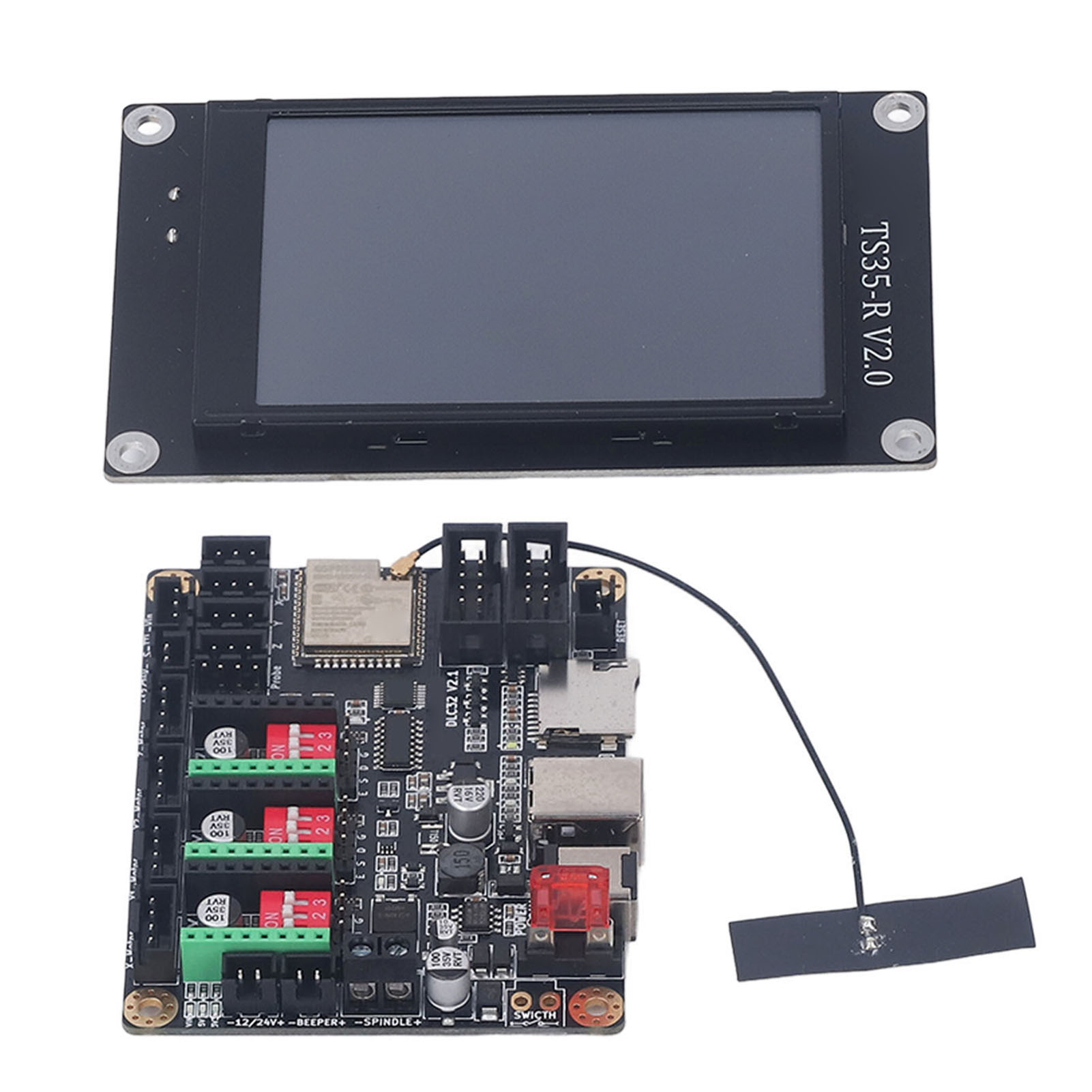 Diy-lasergravierer, Universeller Tischgravierer, 3,5-zoll-touchscreen-monitor, Bedienfeld, 12–24-v-gleichstrom-schneideset