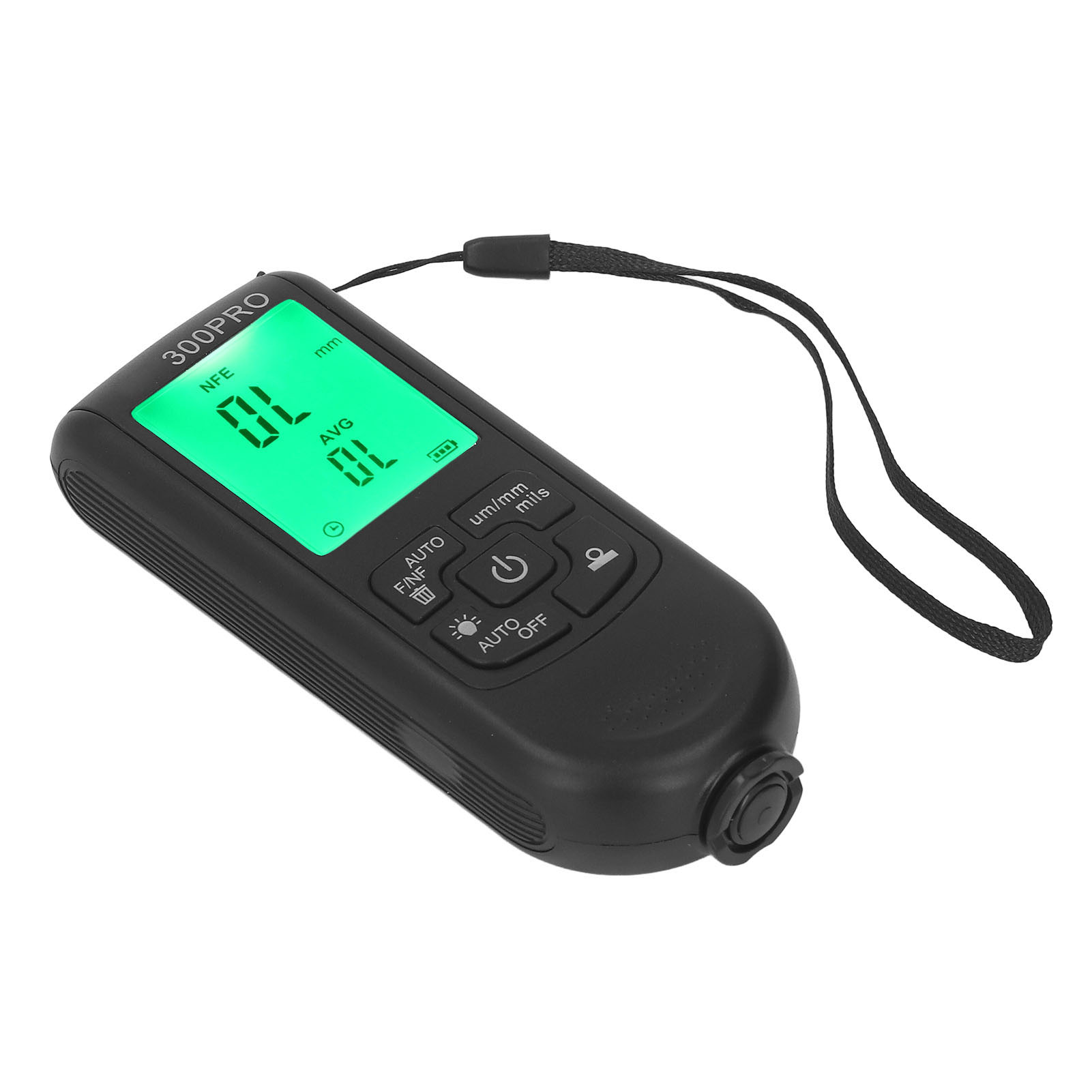 Digitales Lackdickenmessgerät 0-2000 Μm, Lackdickenmessgerät Für Autos, Schwarzschichtmessgerät