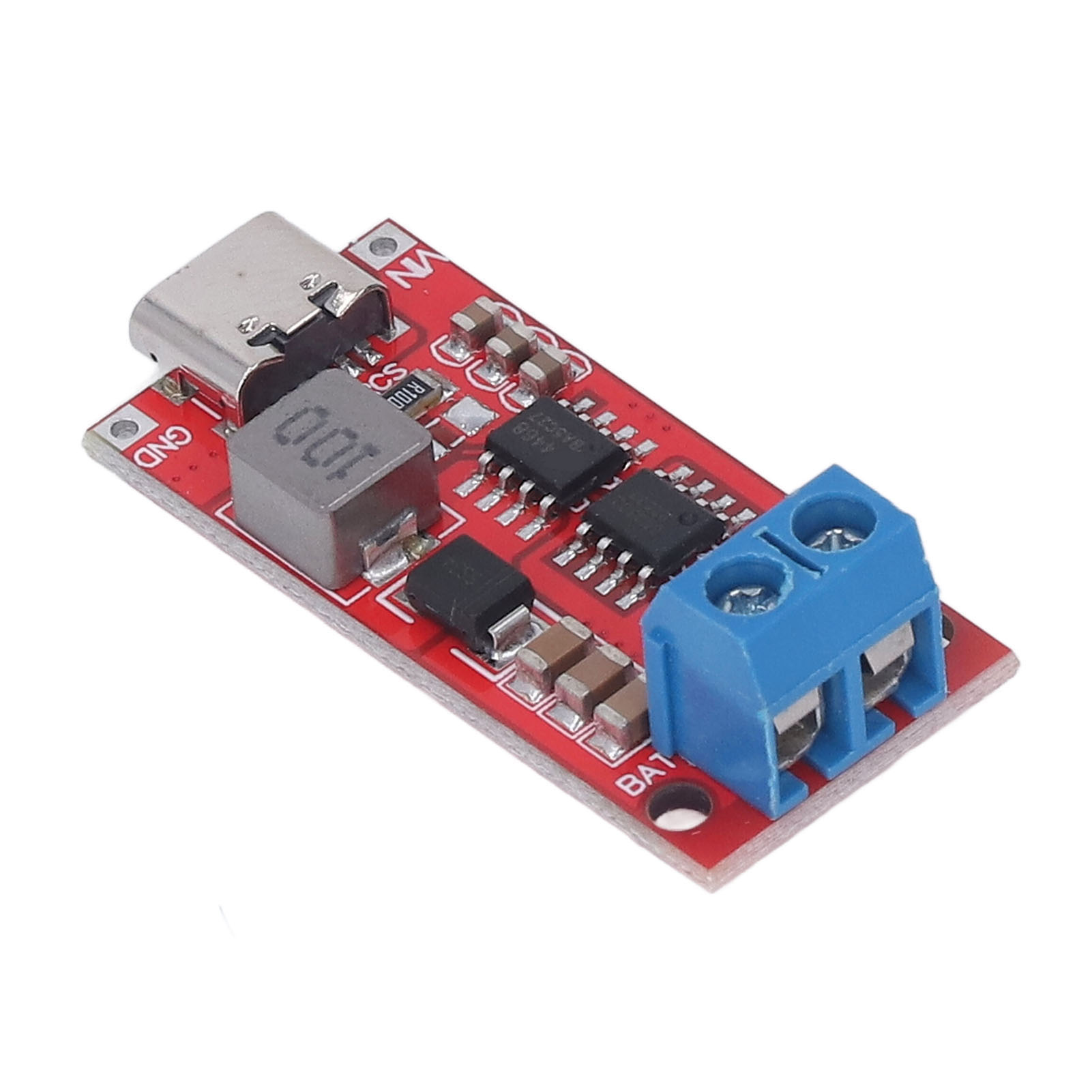 Usb Typ C Boost-lademodul Mit Leiterplatte Und Ansteigender Stufe Für Lithium-batterien (3-6v, 1a)