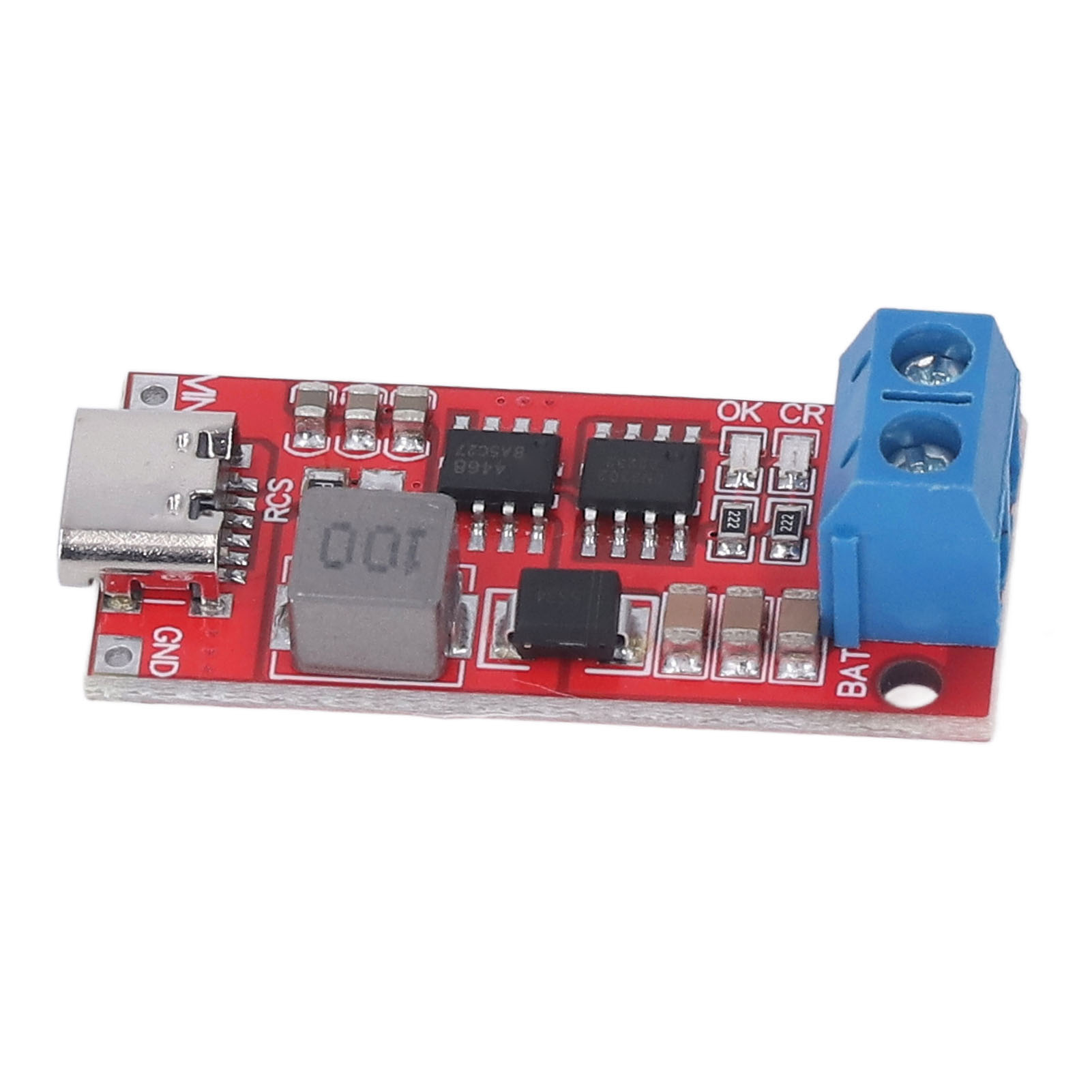 Lithium-boost-modul Mit Usb-typ-c-schnittstelle, Dc 3–6 V Auf 5 V 2 A Spannungswandler-platine, Integrierter Ladeschutz