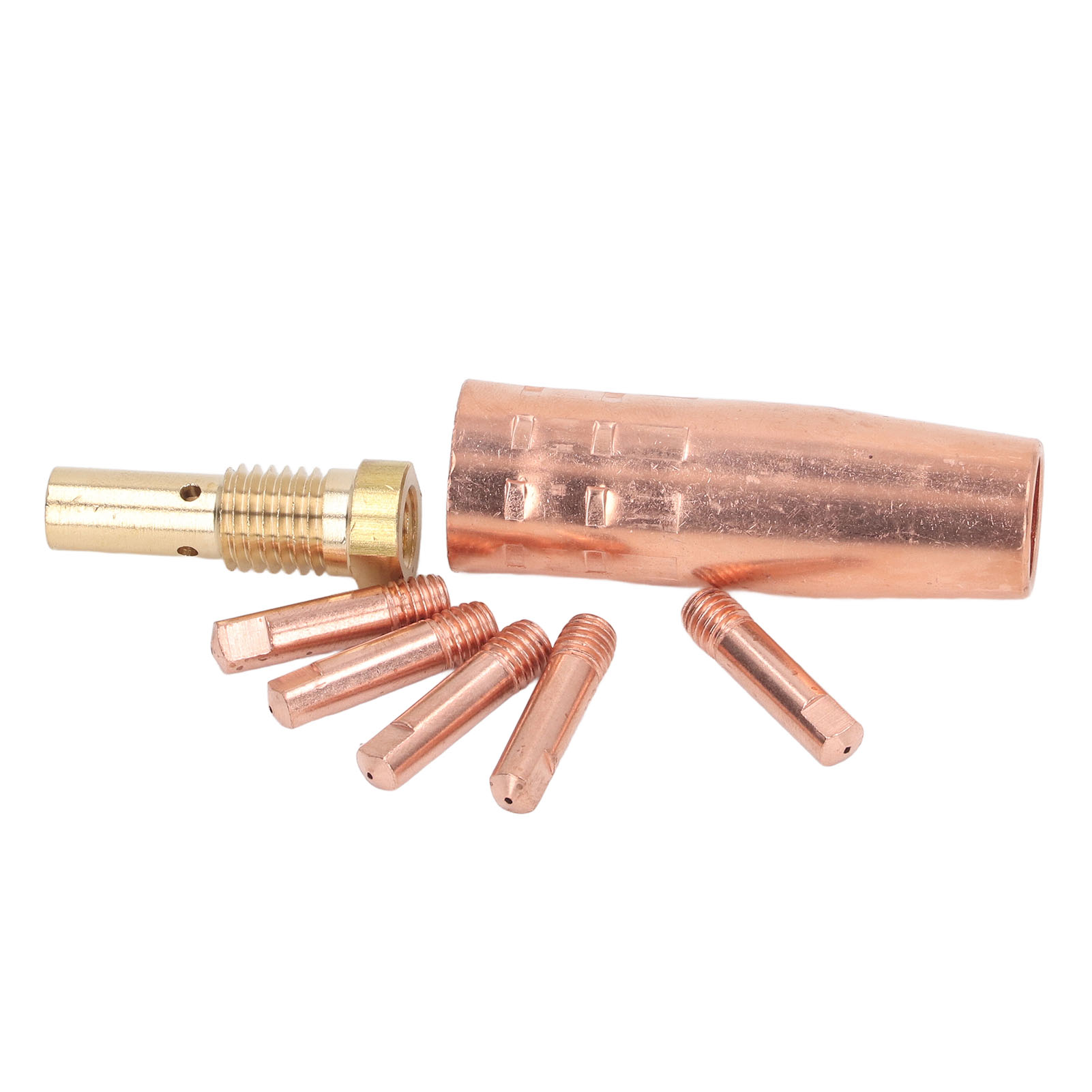 Mig-schweißpistole Ohne Schutzgas Mit 0,8-mm-messingdüsen Und Schweißzubehörset Für Century Fc90/80gl, Austauschbare Düse