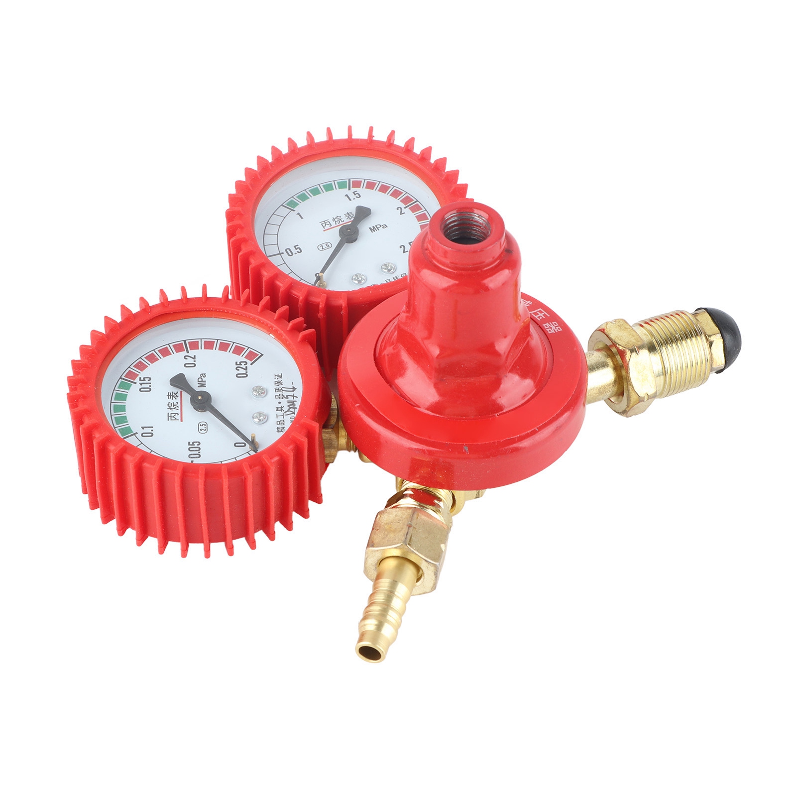 Präzises Manometer Für Propangasflaschen, Übersichtliches Zifferblatt, Verstärkter Anti-rutsch-knopf, Druckregler Aus Aluminiumlegierung Für Gastanks.