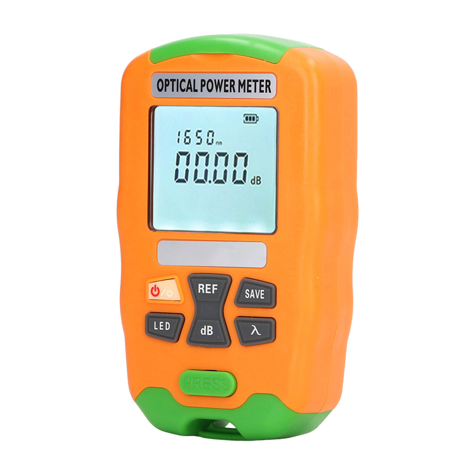 Mini-glasfaser-leistungsmesser, Messbereich -50 Bis +26 Dbm, Universelle Fc/sc/st-schnittstelle, Empfindlich, Orange