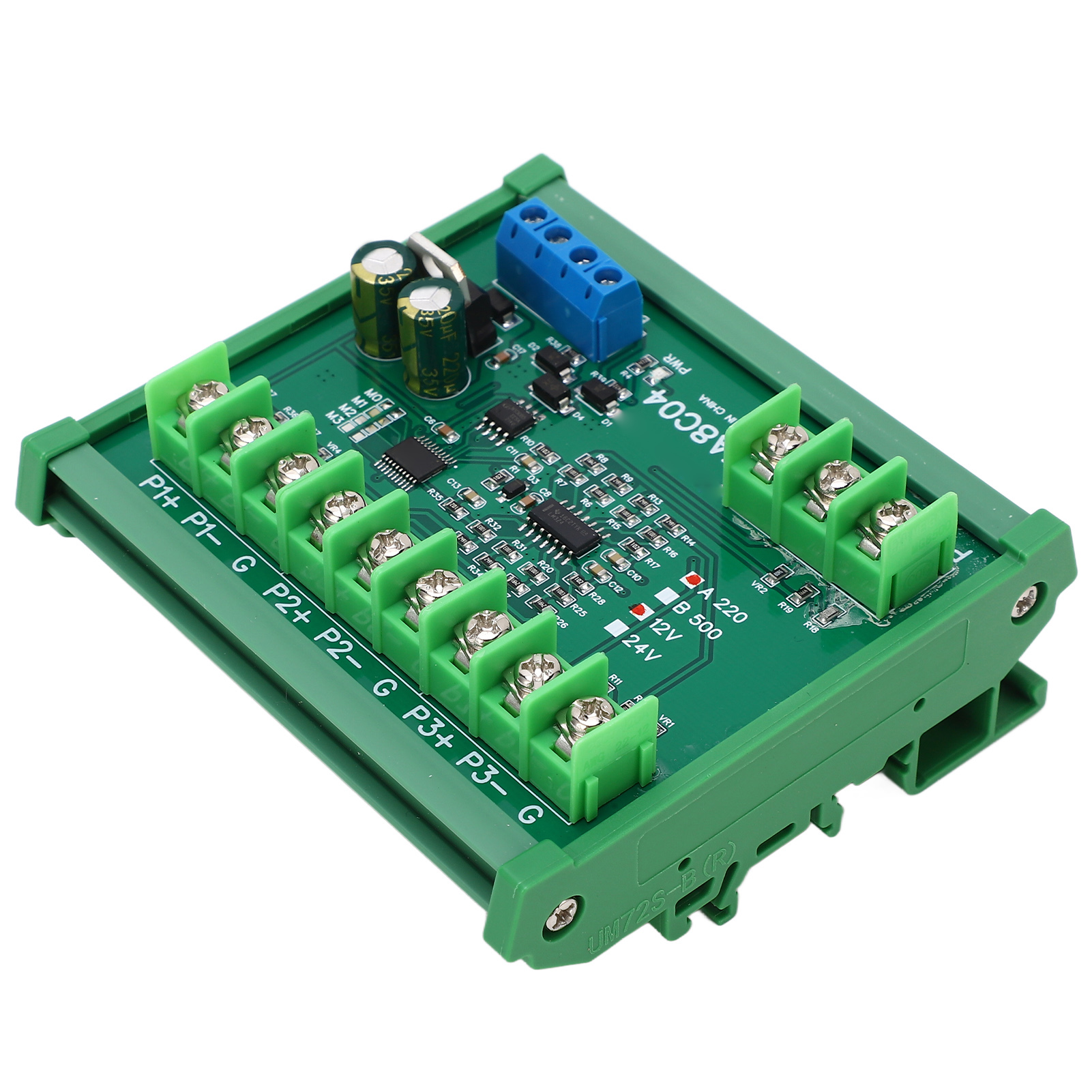 Pt100 Rtd Rs485 Temperatursensormodul Mit Din-schienengehäuse A220 (-40 °c Bis +220 °c), 12 V Dc Stromversorgung, Messwiderstand