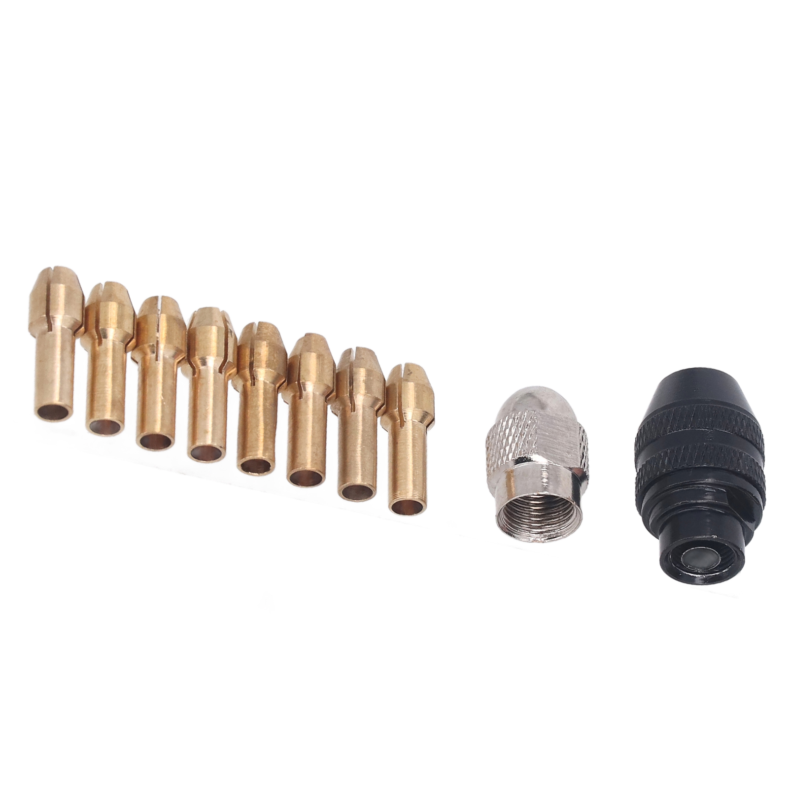 Schnellspannfutter (1/32 Bis 1/8 Zoll), Adapter Für Rotationswerkzeuge, 8 Messing-spannzangen Und Mutter, Dremel-kompatibel